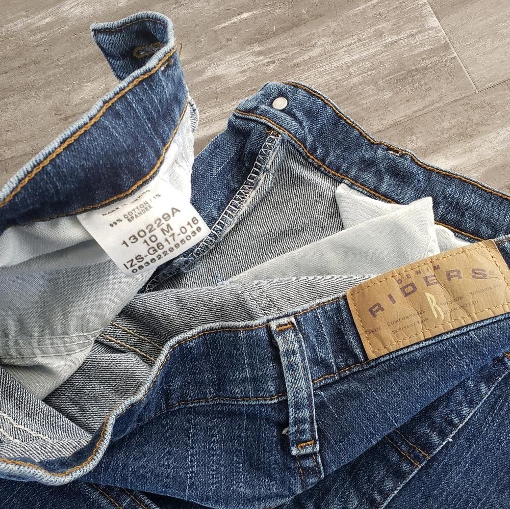 Designer Denim RIDERS Vintage Cropped Mama Jean Size 32" / US 10 / IT 46 - 3 Thumbnail