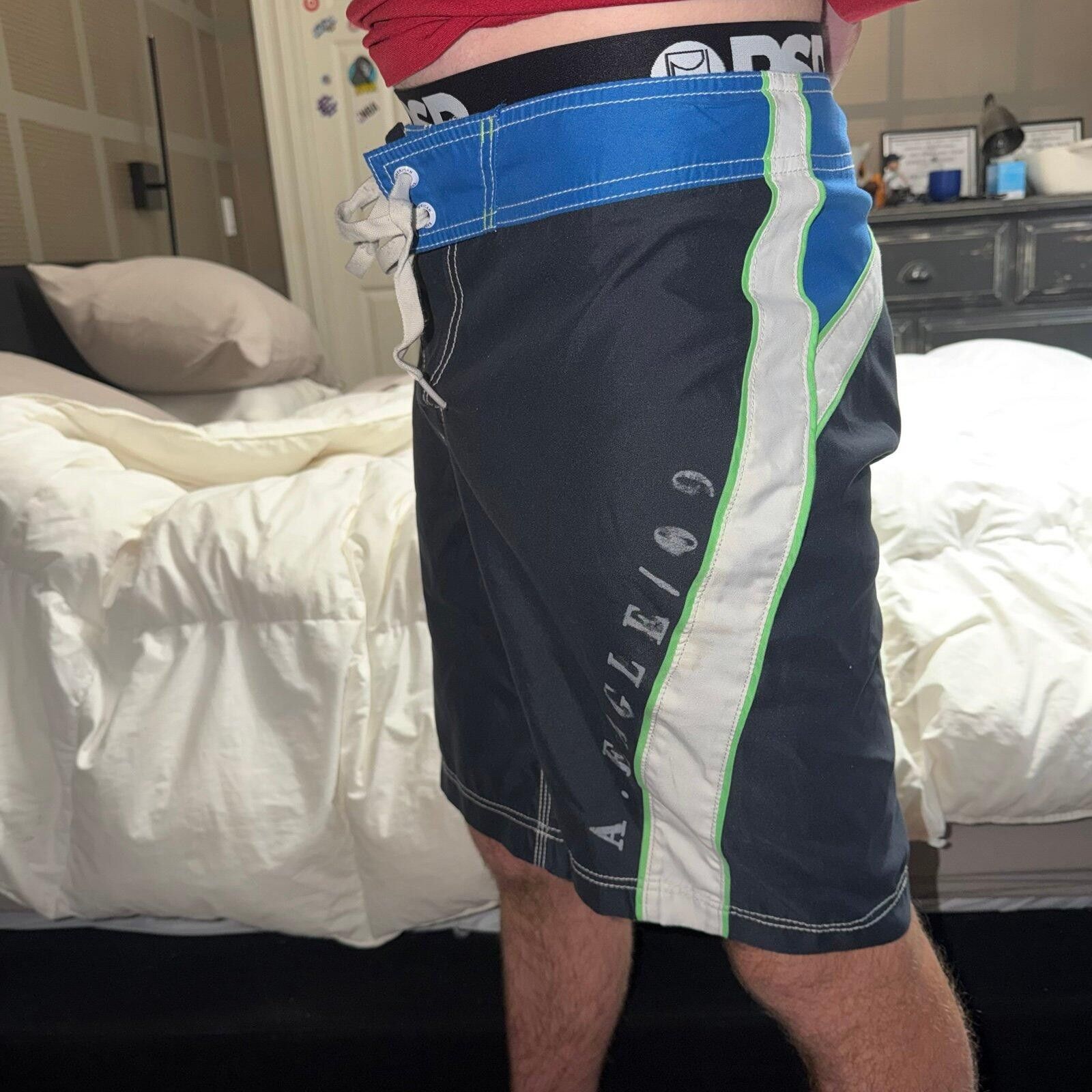 American Eagle Outfitters American Eagle Grail Blue Surf Board Shorts Mens SM Vtg Size US 30 / EU 46 - 1 Thumbnail