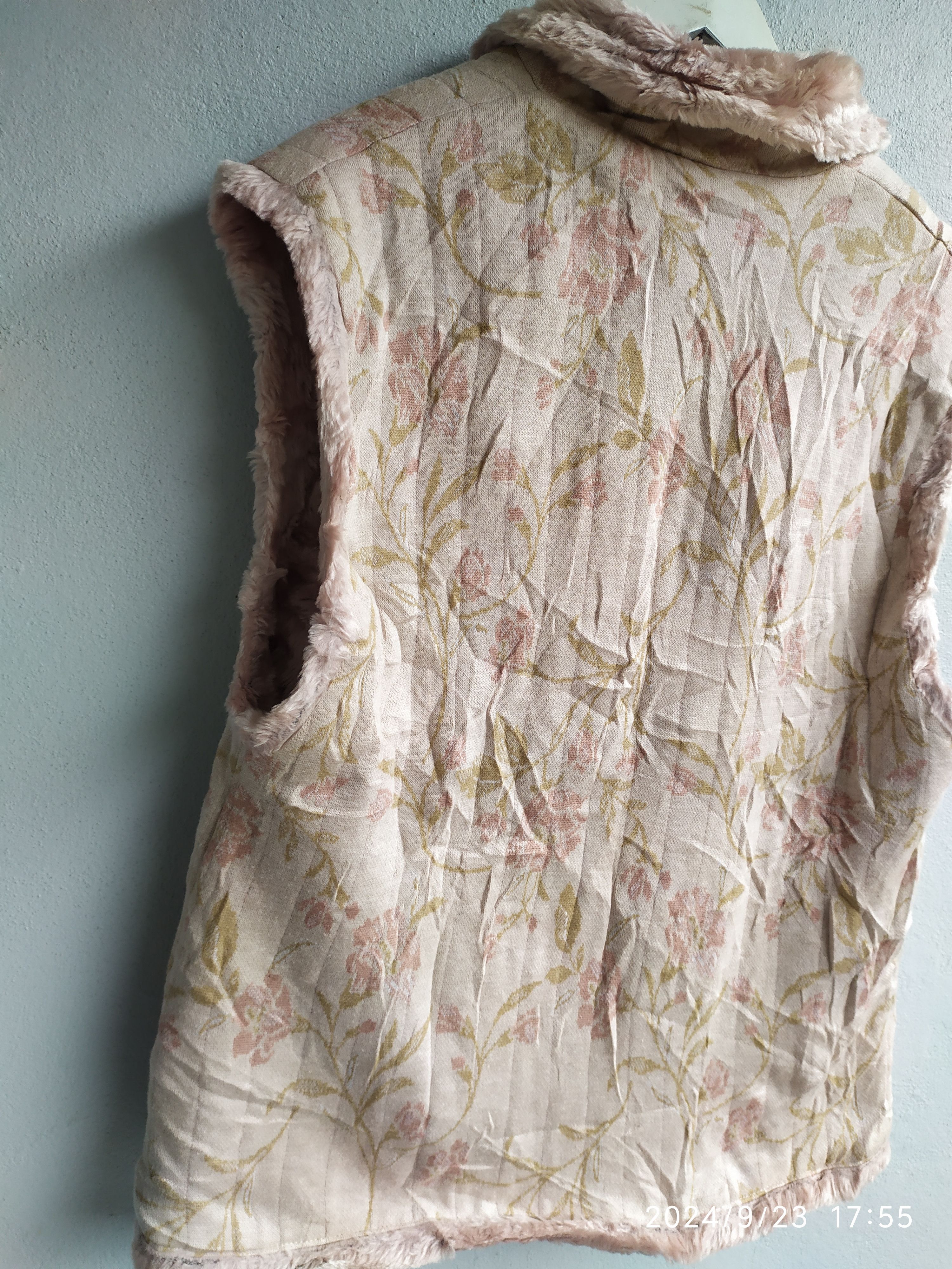 Japanese Brand × Vintage Vintage Mohair Fur Japanese Traditional Vest Japan Made Size L / US 10 / IT 46 - 4 Thumbnail