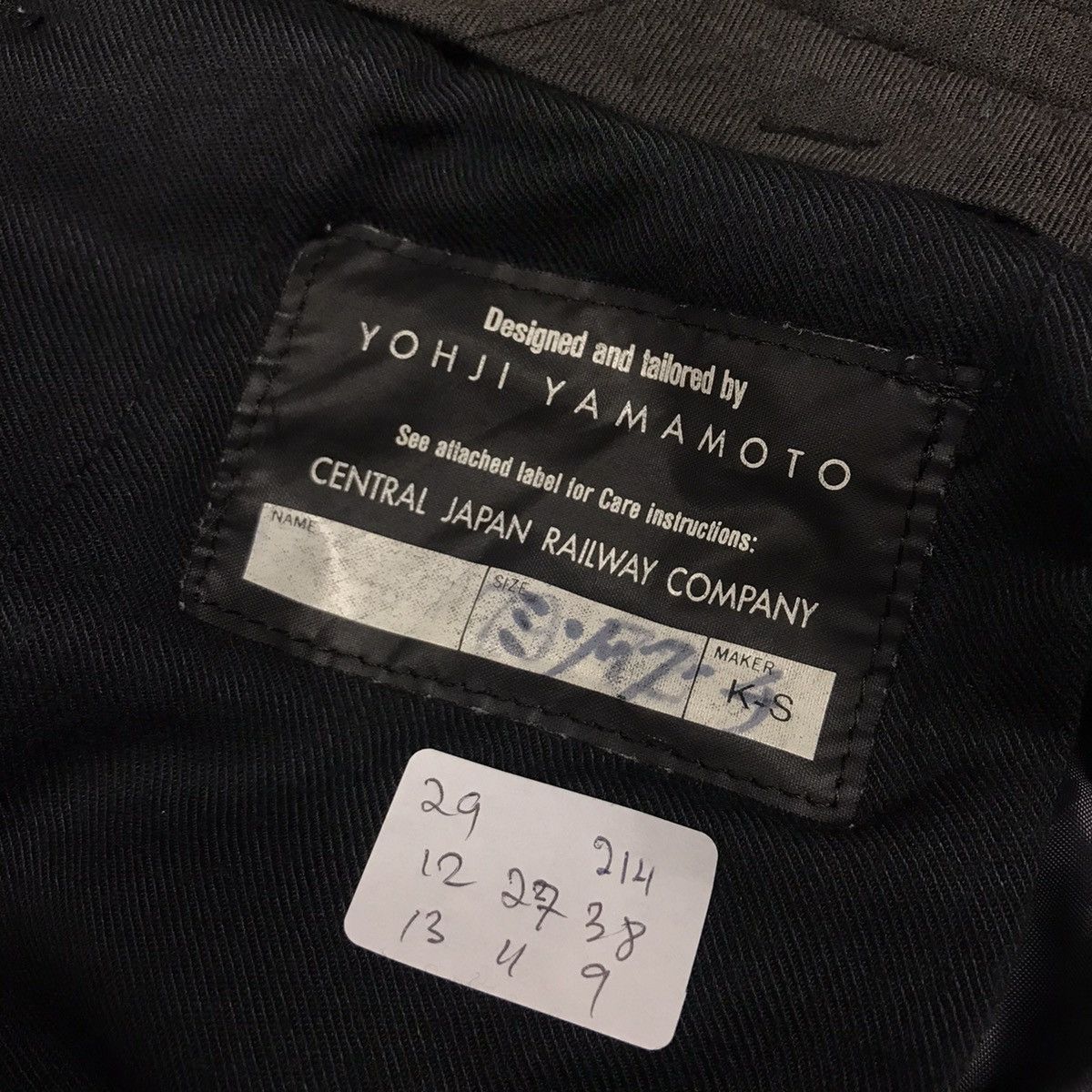 Yohji Yamamoto YOHJI YAMAMOTO NAVY TROUSERS CLASSIC PANTS Size US 29 - 13 Thumbnail