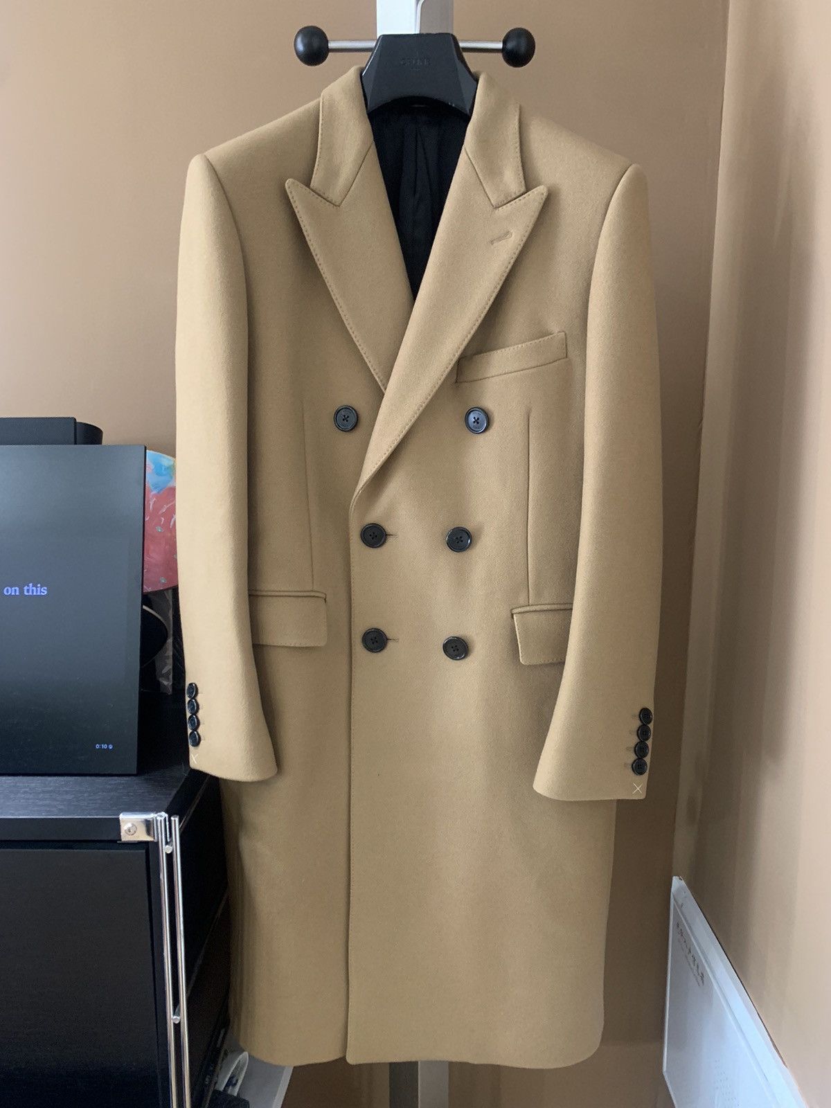 Celine Celine 2020FW Camel Wool and Cashmere coat Size US M / EU 48-50 / 2 - 1 Thumbnail