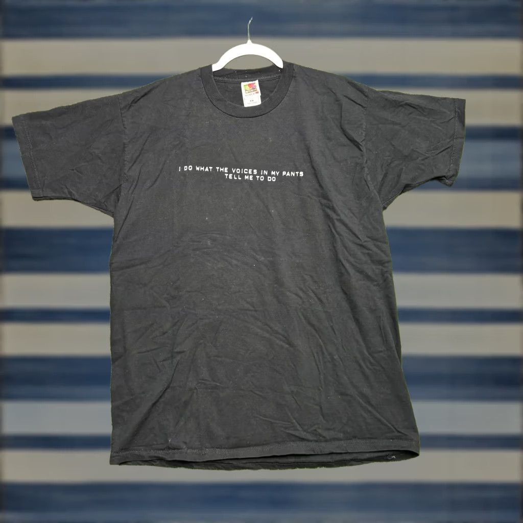 Vintage VINTAGE BALZOUT Shirt Mens XL "I do what the voices in my head tell me to" Funny Shirt Size US XL / EU 56 / 4 - 1 Thumbnail