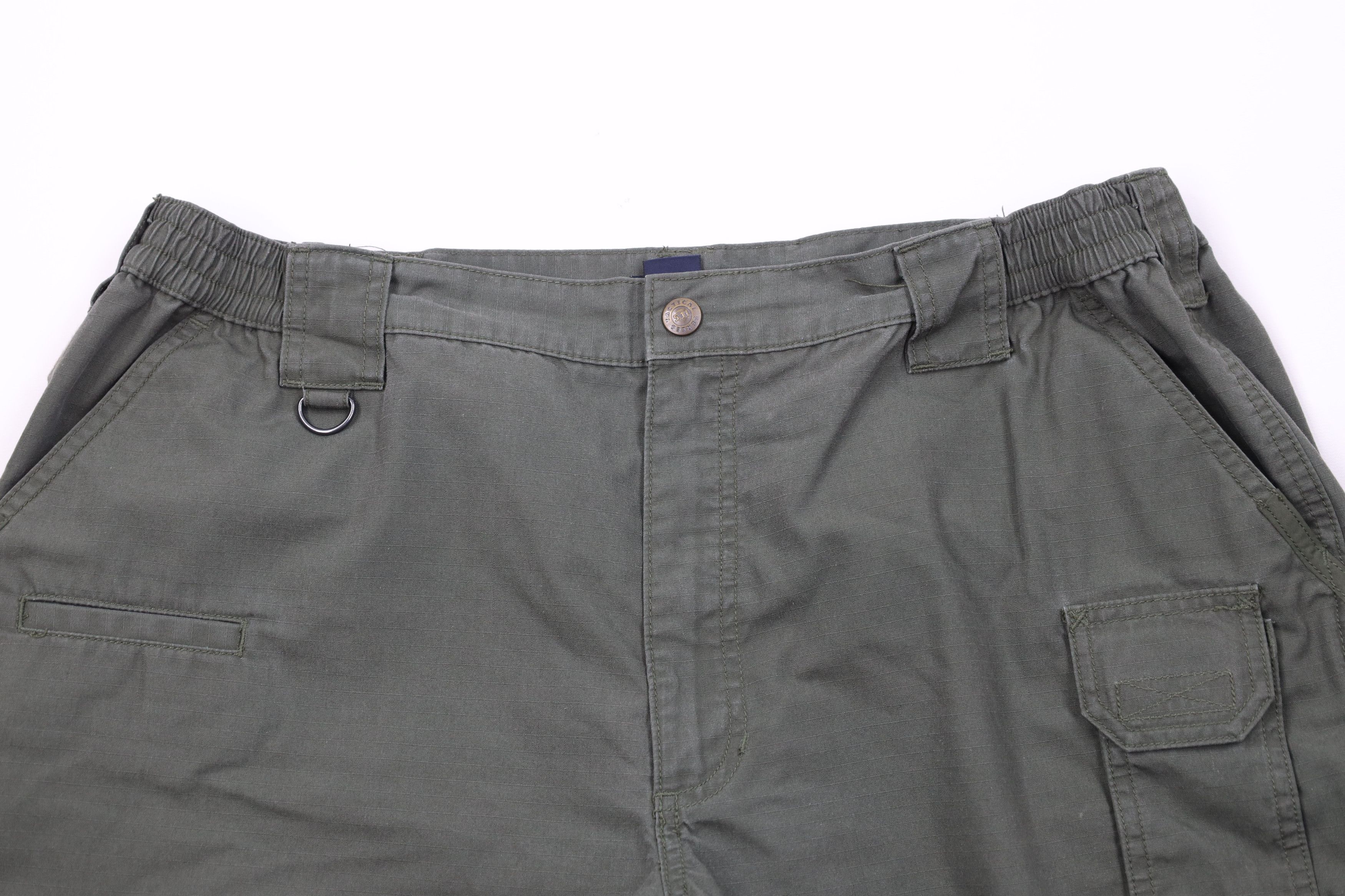 Vintage 5.11 Tactical Series Ripstop Uniform Cargo Shorts Green Size US 40 / EU 56 - 2 Thumbnail