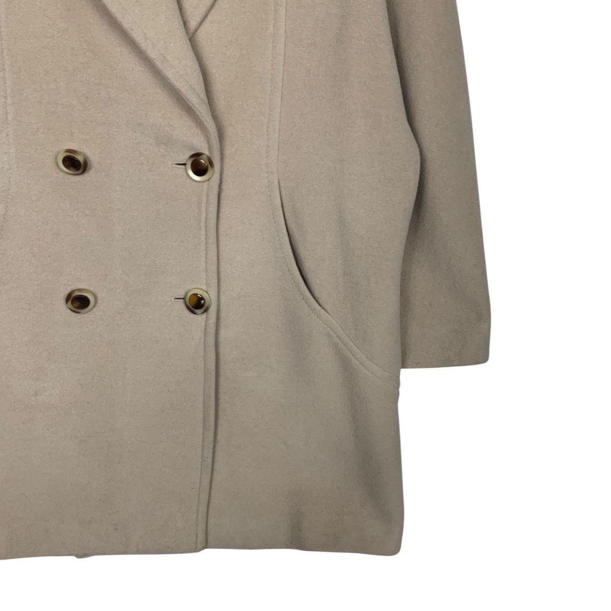 Other Vintage JENNI Double Breast Wool Blend Coat #2926-C132 Size L / US 10 / IT 46 - 4 Thumbnail