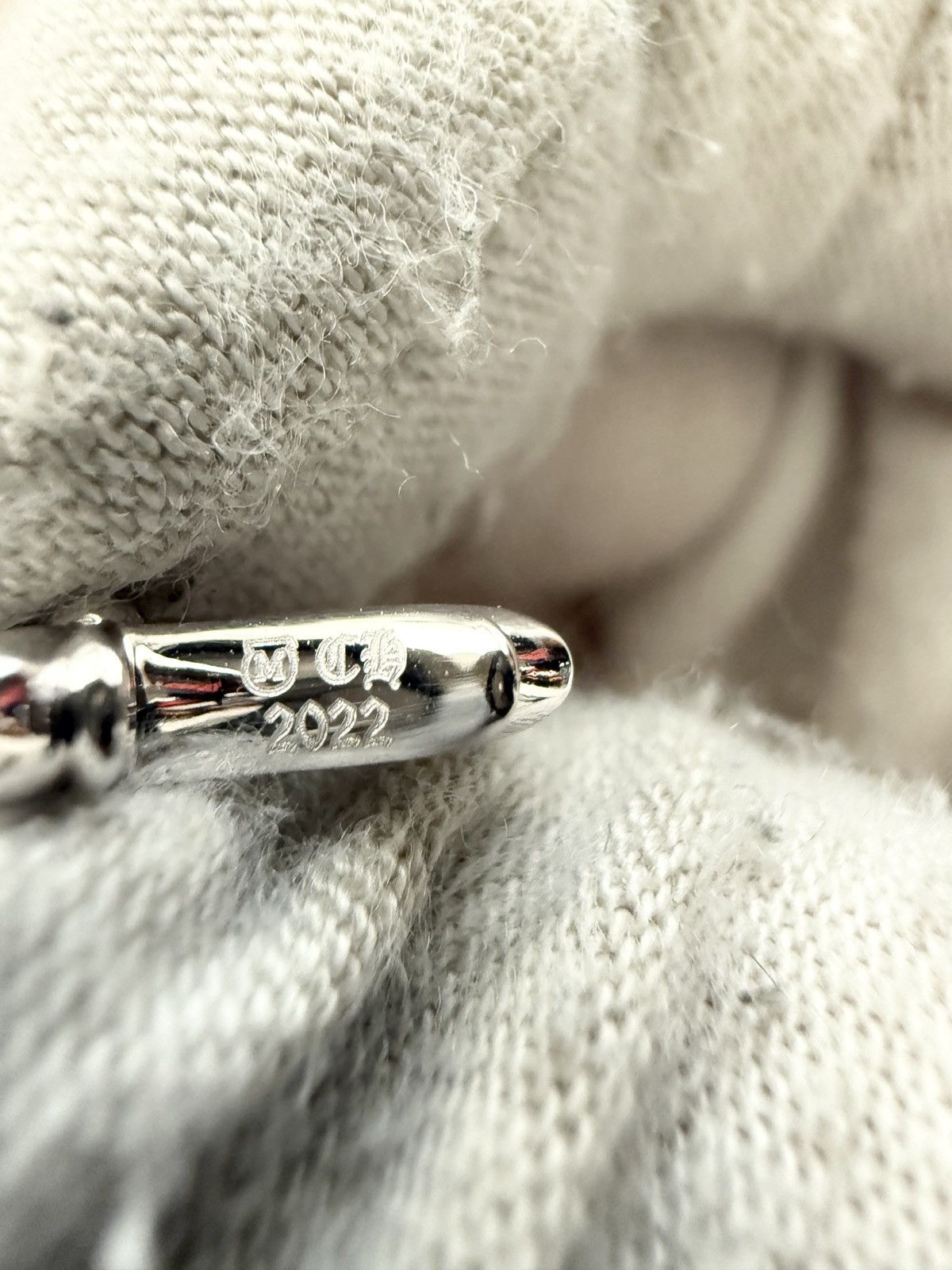 Chrome Hearts RARE! Chrome Hearts Mikimoto White Pearl Bracelet Size ONE SIZE - 13 Thumbnail