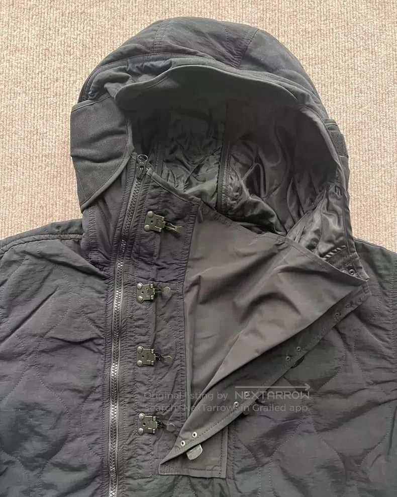 Neighborhood Neighborhood Iron Buckle Hooded Windbreaker Cotton Jacket Size US M / EU 48-50 / 2 - 3 Thumbnail
