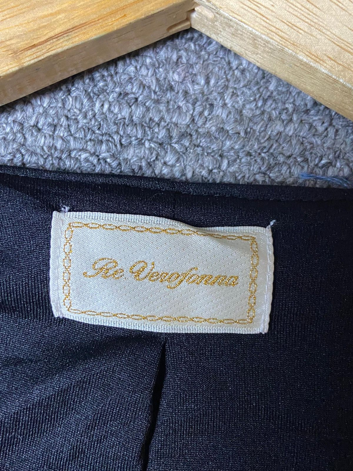 Japanese Brand × Vintage Re Verofonna Brand Tweed Ruffles Jacket (127) Size XXS / US 00 / IT 34 - 6 Thumbnail