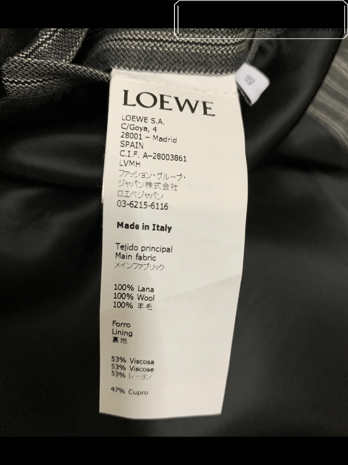 Loewe Sz 48 Loewe Runway Stripes Golden Button Jacket Size US M / EU 48-50 / 2 - 6 Thumbnail