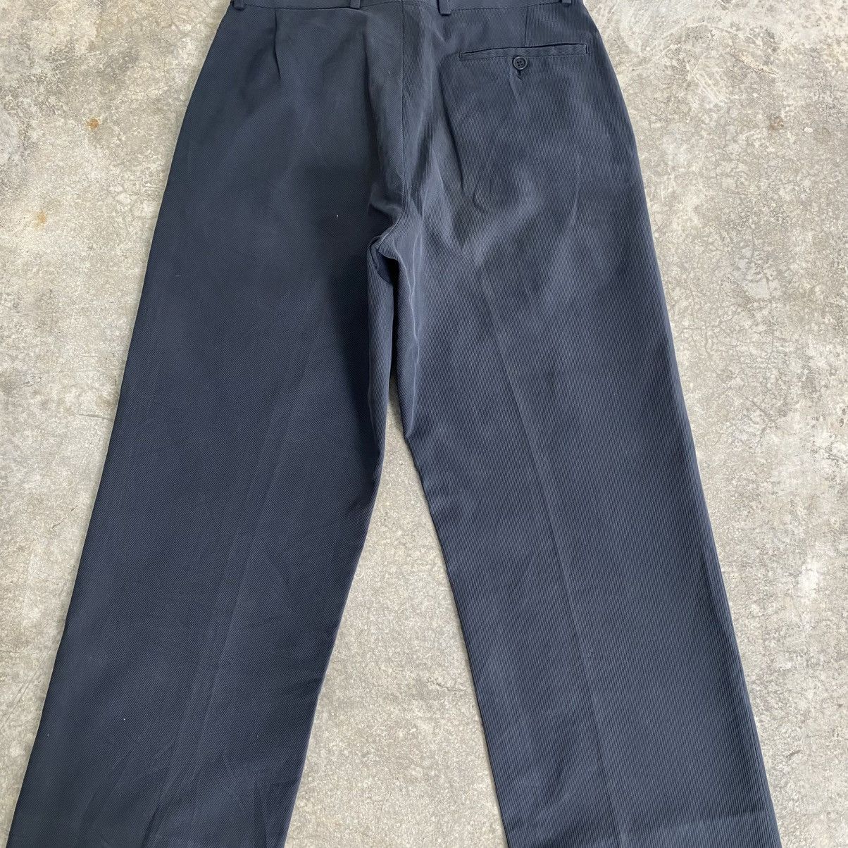 Emporio Armani 1990’s Emporio Armani Twill Cotton Wide Trouser Pants Size US 31 - 16 Thumbnail