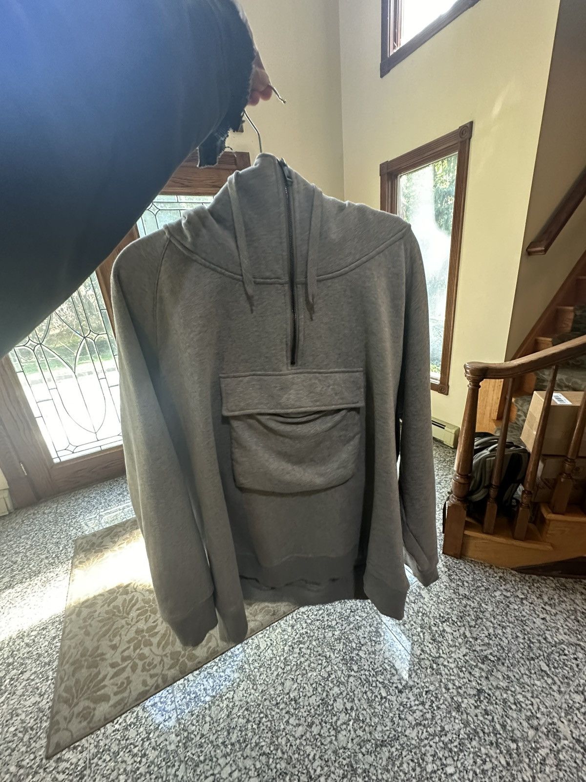 Burberry Burberry archford pale grey oversized hoodie XXXL Size US XXL / EU 58 / 5 - 5 Thumbnail