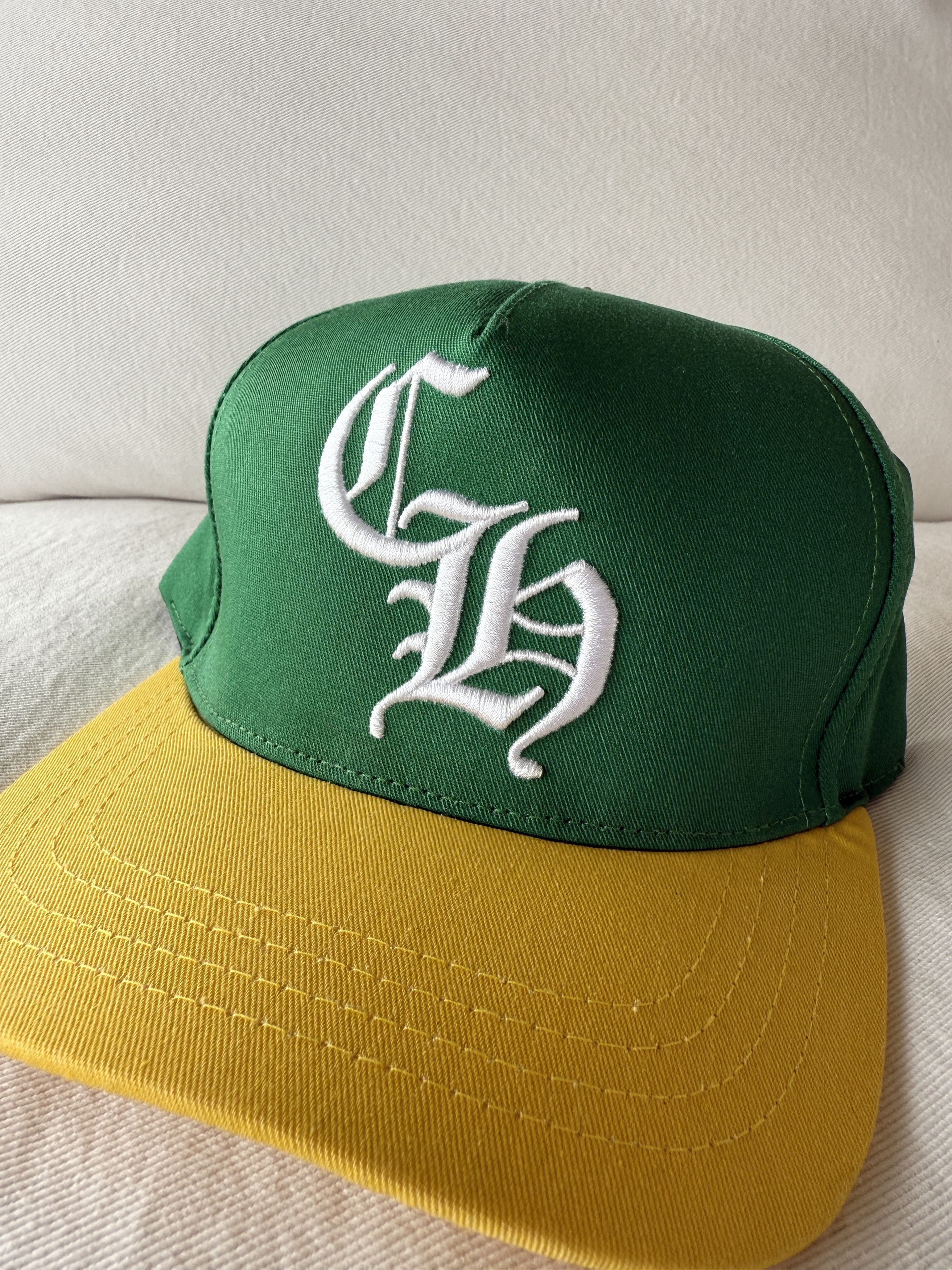 Chrome Hearts Chrome Hearts Green CH Trucker Hat Size ONE SIZE - 8 Thumbnail