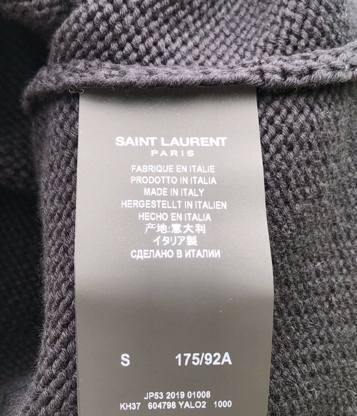 Saint Laurent Paris Saint Laurent frayed sweater2412-Nextarrow Size US S / EU 44-46 / 1 - 7 Thumbnail