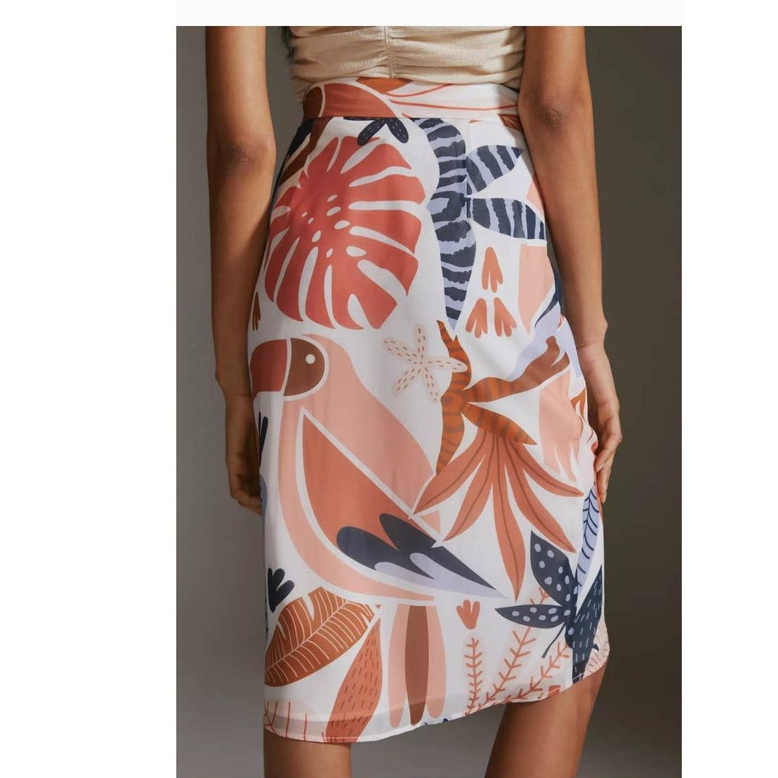 Anthropologie New Anthropologie Hutch Pleated Wrap Midi Skirt $130 SIZE 4 Size 27" / US 4 / IT 40 - 5 Thumbnail