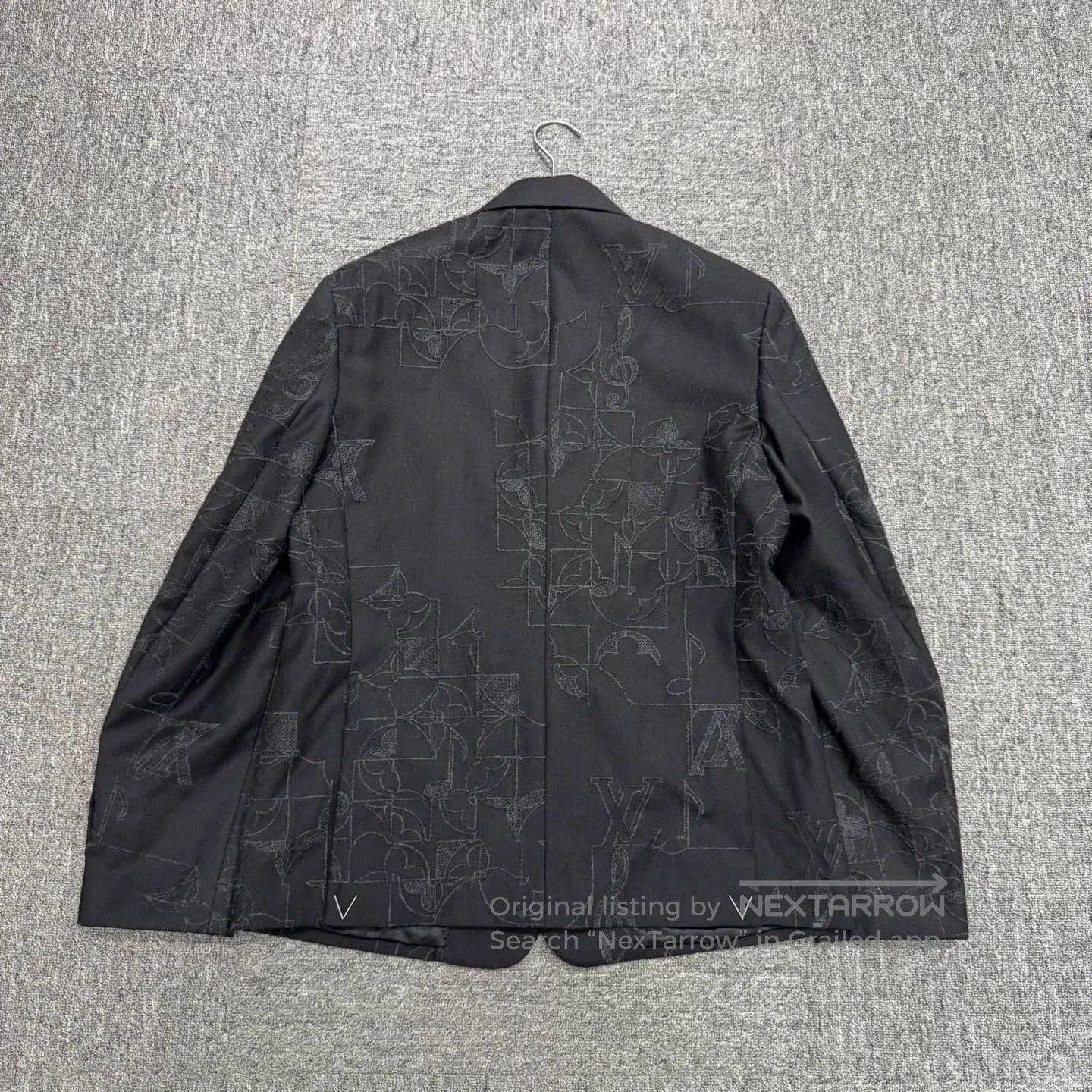 Louis Vuitton louis vuitton embroidered blazer with logo print. Size US M / EU 48-50 / 2 - 2 Thumbnail