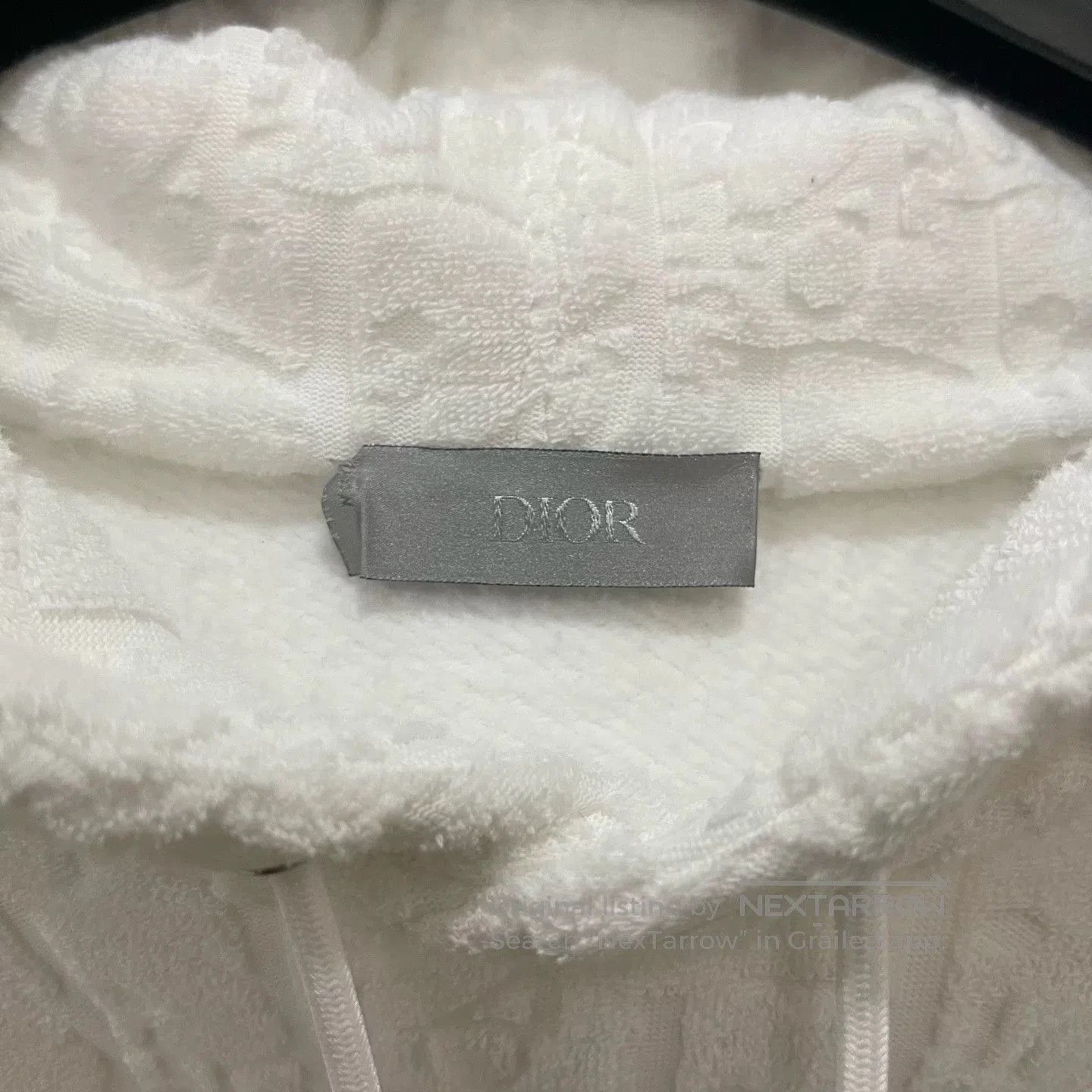 Dior Dior Embossed Logo Towel Hoodie. Size US XXL / EU 58 / 5 - 4 Thumbnail