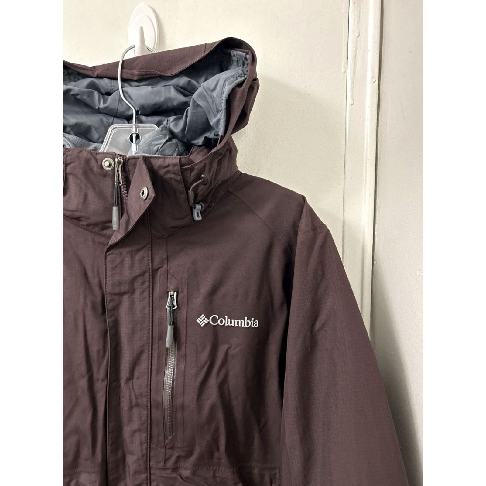 Vintage Columbia Omni-Heat Interchange Jacket Mens S Brown 3-in-1 Omni-Tech Parka Coat Size US S / EU 44-46 / 1 - 4 Thumbnail