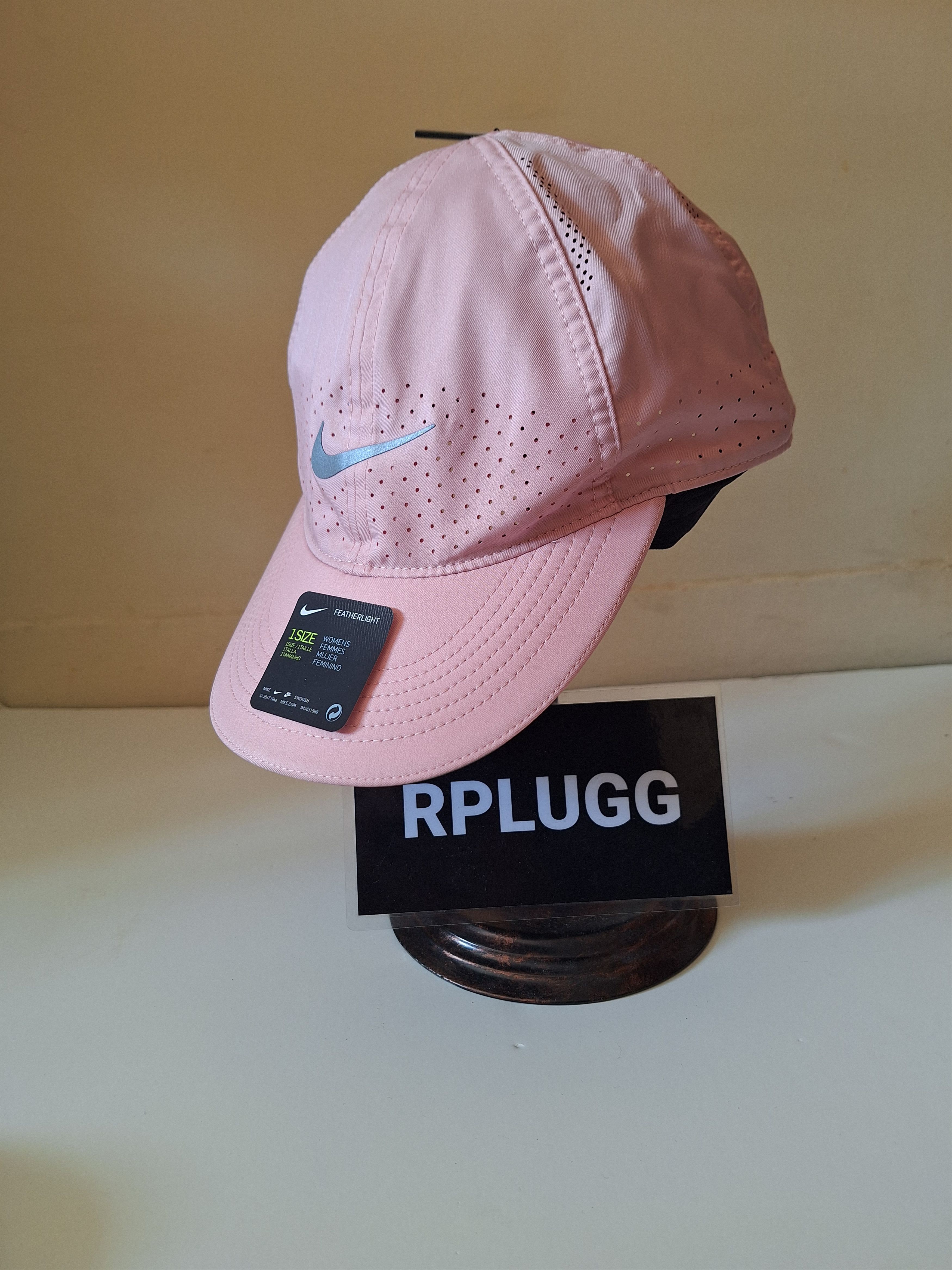 Nike Nike Featherlight Running Cap DC4090-630 Pink Size ONE SIZE - 2 Thumbnail
