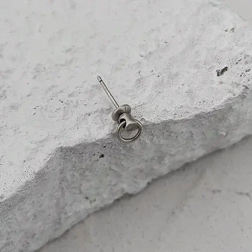 Vintage 100% 925 silver vintage earrings Size ONE SIZE - 4 Thumbnail