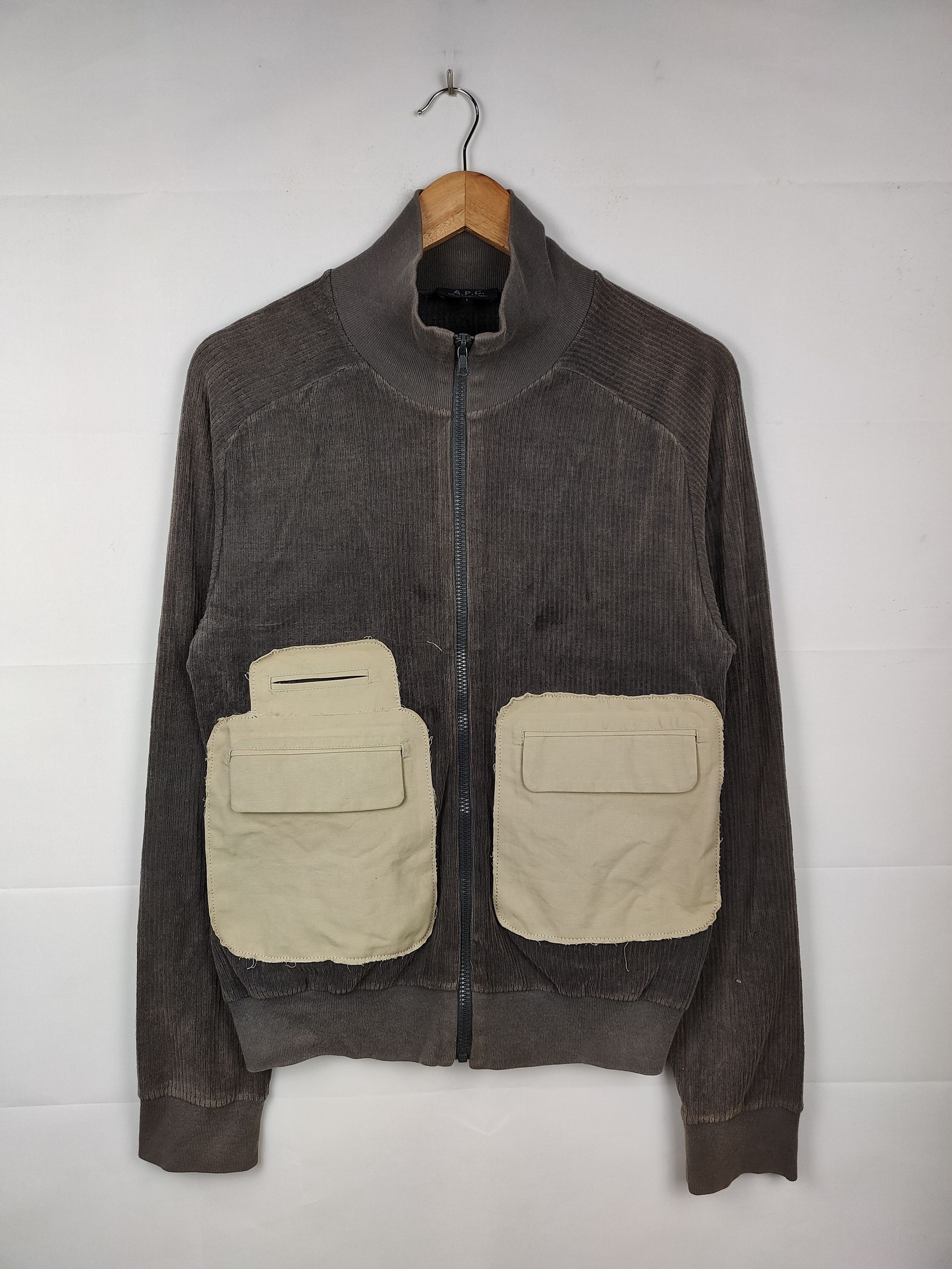 A.P.C. × Vintage Vintage A.P.C Zipper Jacket Custom Pocket Size US S / EU 44-46 / 1 - 1 Thumbnail