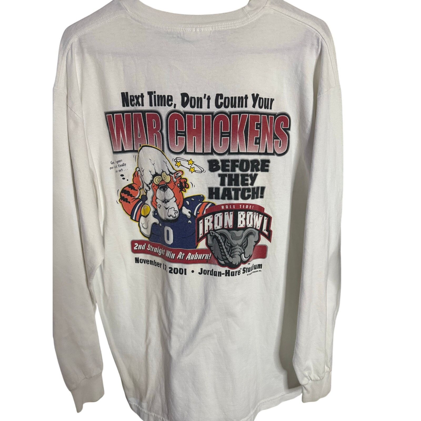 Alstyle Vintage Alabama “Thanks Auburn” Longsleeve Size US L / EU 52-54 / 3 - 2 Thumbnail
