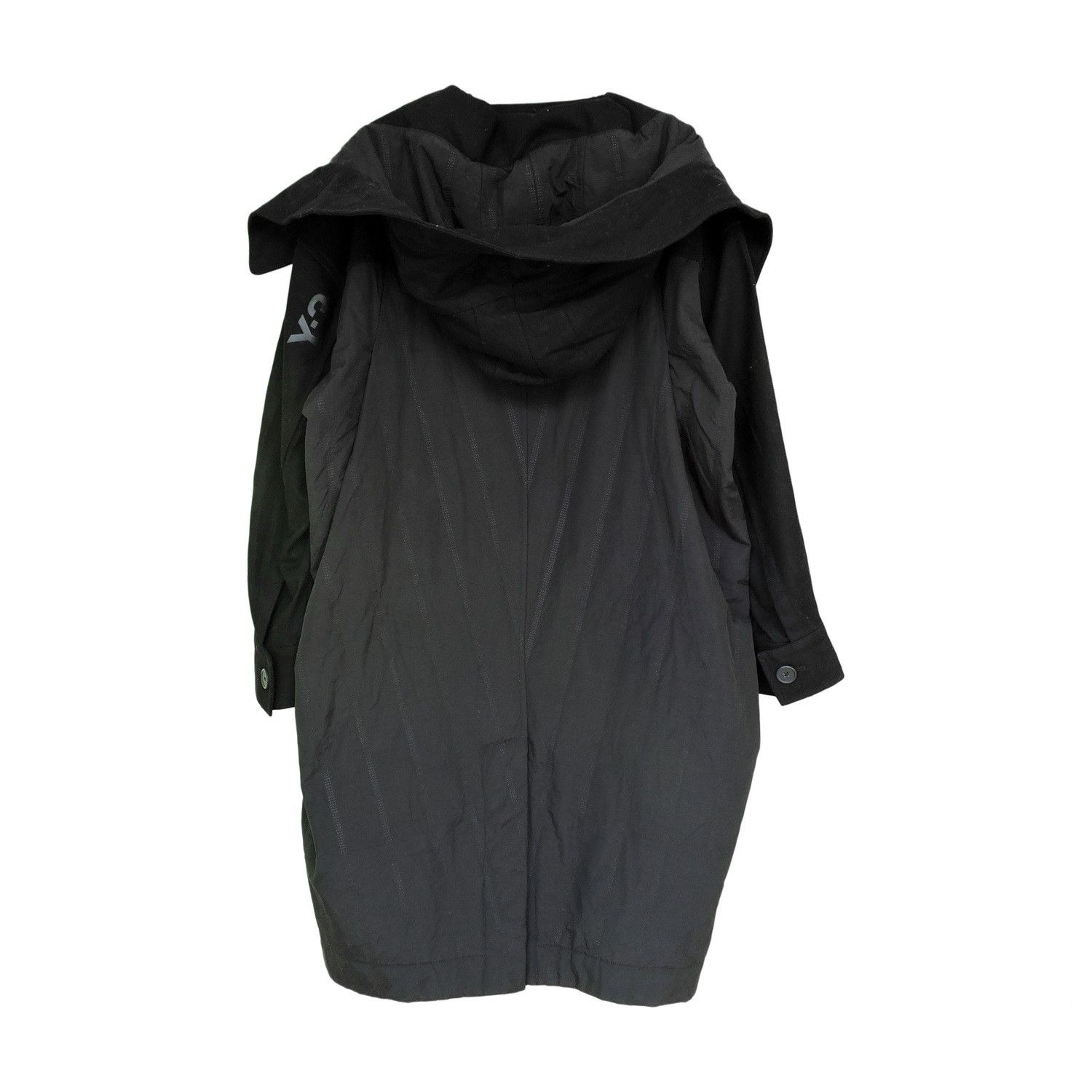 Adidas × Y-3 × Yohji Yamamoto Yohji Yamamoto Adidas Y-3 Coat 'Reaper' Hoodie Size US S / EU 44-46 / 1 - 2 Thumbnail