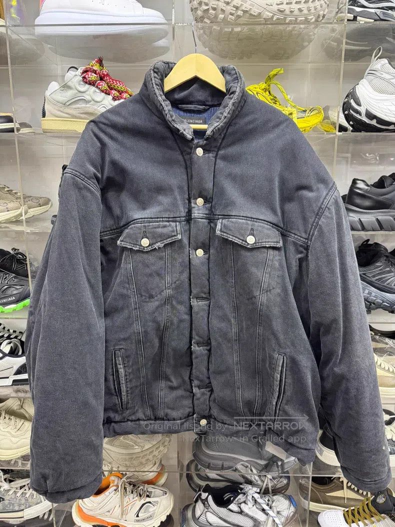 Balenciaga Balenciaga Color Blocked Washed Distressed Oversized Denim Size US S / EU 44-46 / 1 - 9 Thumbnail