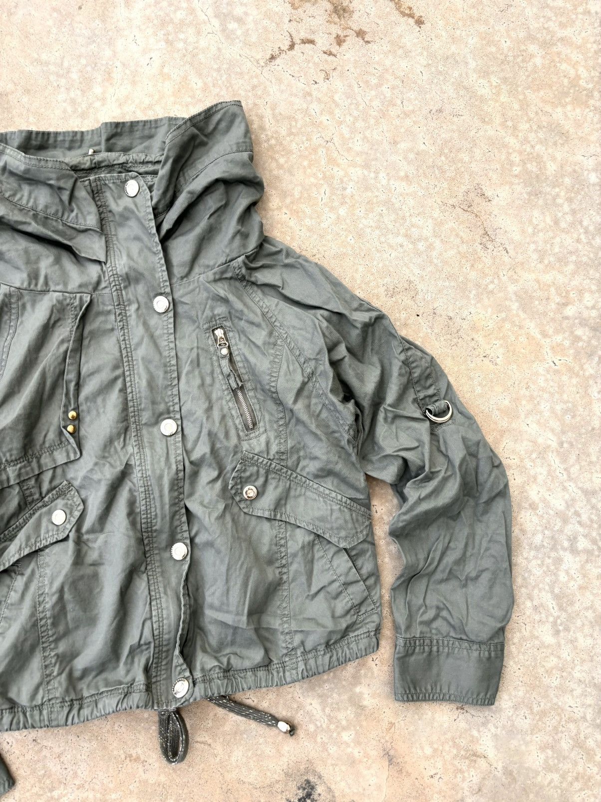 Le Grande Bleu (L.G.B.) Rare GGPX Cropped Jacket Green (LGB Style) Size US S / EU 44-46 / 1 - 3 Thumbnail