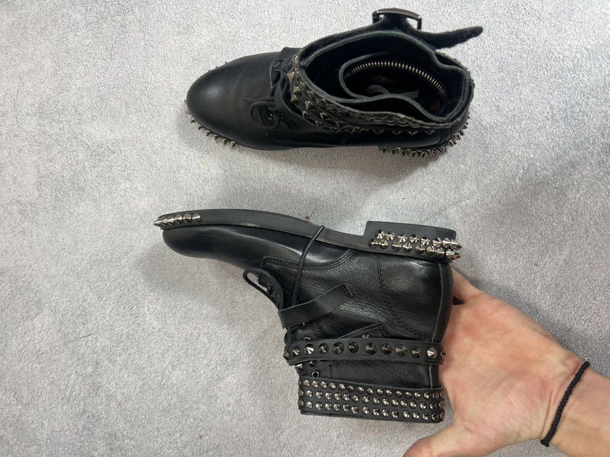 Yves Saint Laurent YvesSaintLaurent Luxury Biker Leather hype archival shoes Size US 7.5 / IT 37.5 - 10 Thumbnail