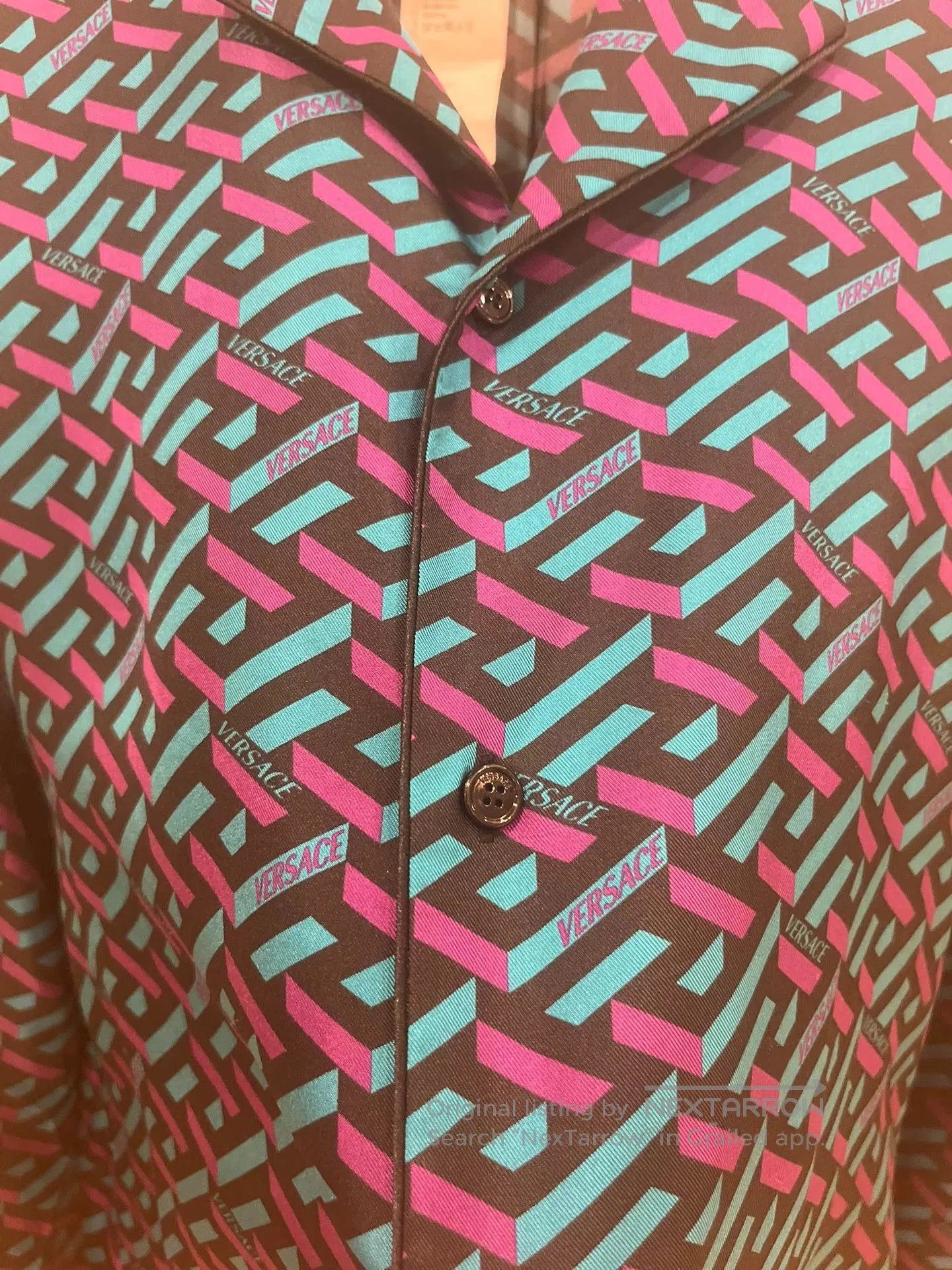 Versace Versace Classic Print Silk Shirt Jacket. Size US M / EU 48-50 / 2 - 6 Thumbnail