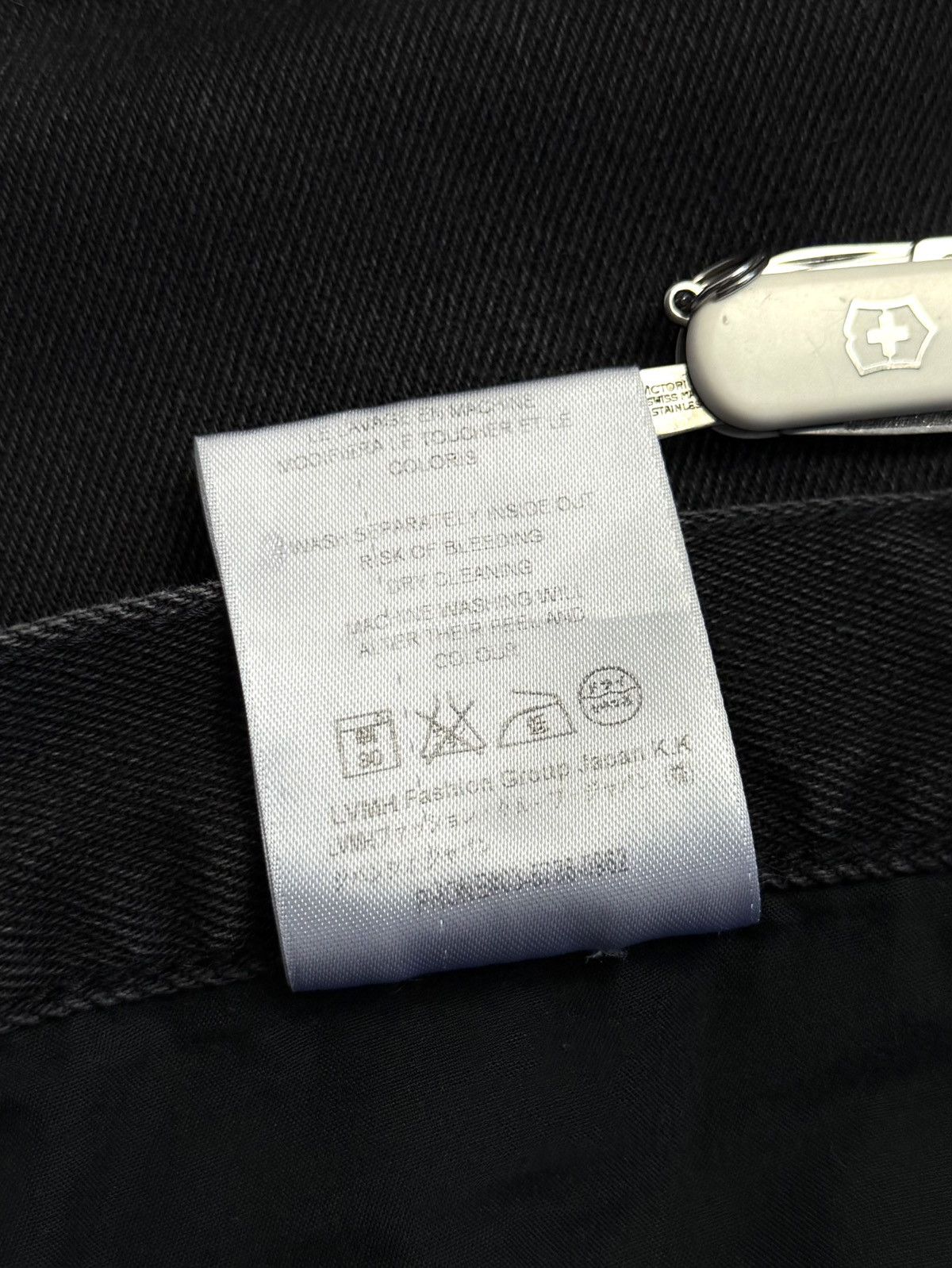Givenchy Givenchy Zip Biker Black Jeans Washed Moto Archive Designer Size US 30 / EU 46 - 21 Thumbnail