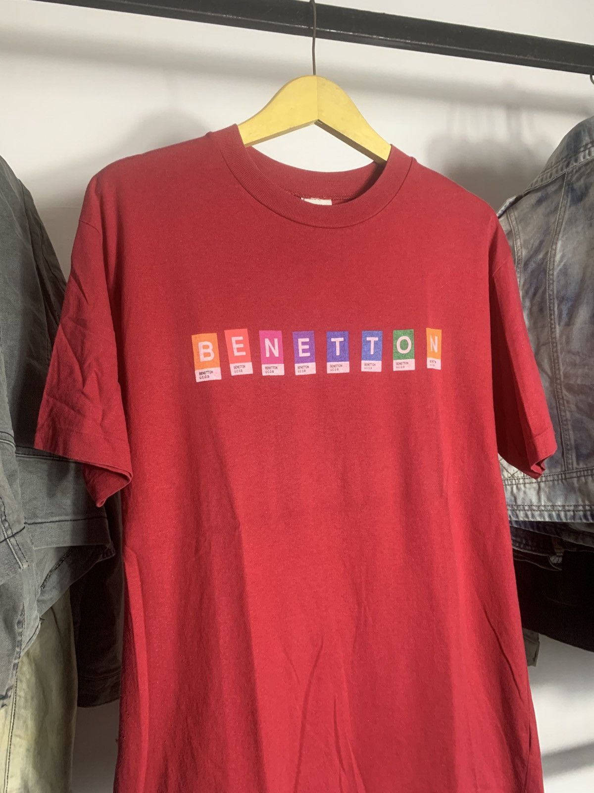 Benetton Vintage Benetton Size US M / EU 48-50 / 2 - 2 Thumbnail