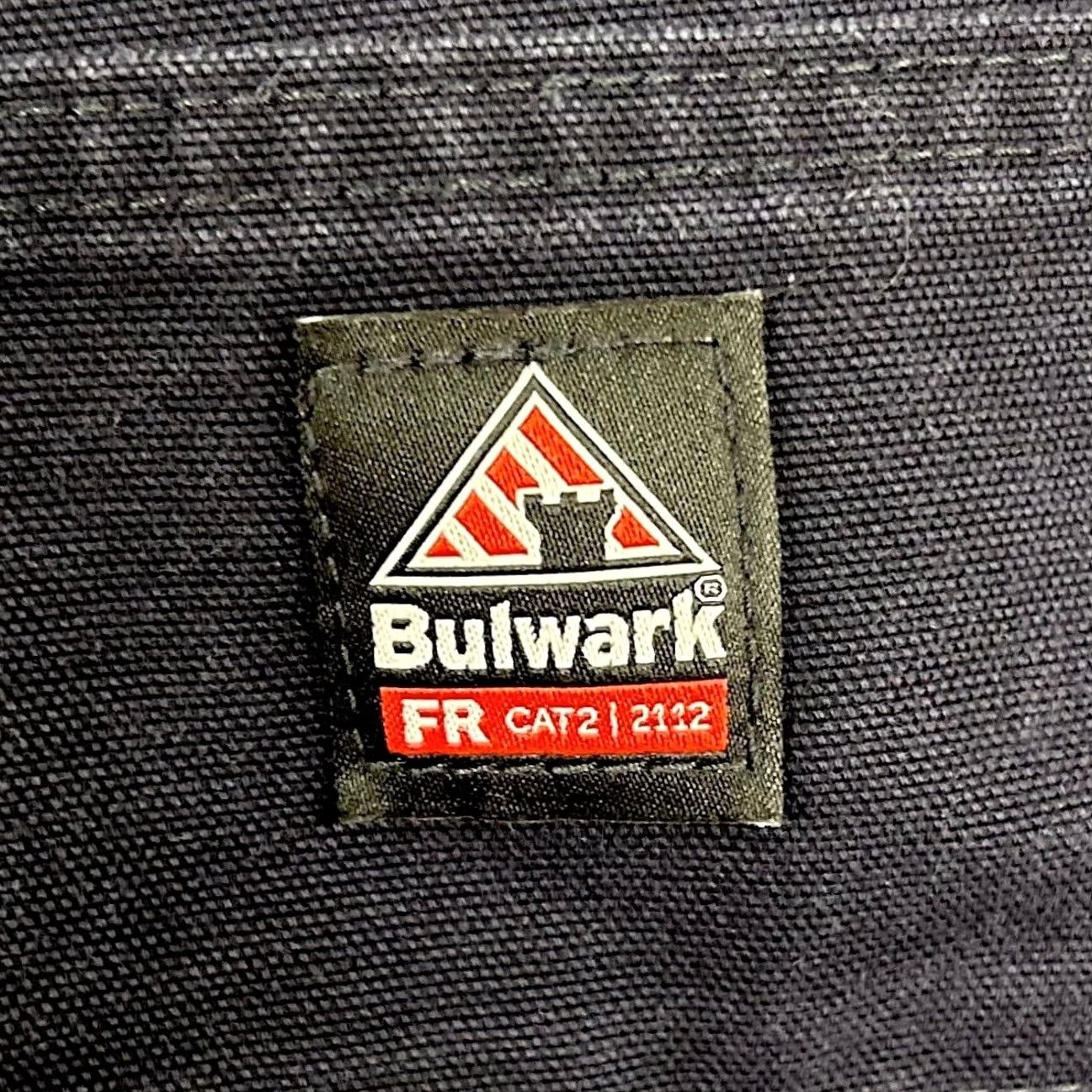 Vintage Bulwark FR Flame Resistant Carpenter Pants Cotton Blend Navy Blue Mens 46x32 Size US 30 / EU 46 - 4 Thumbnail