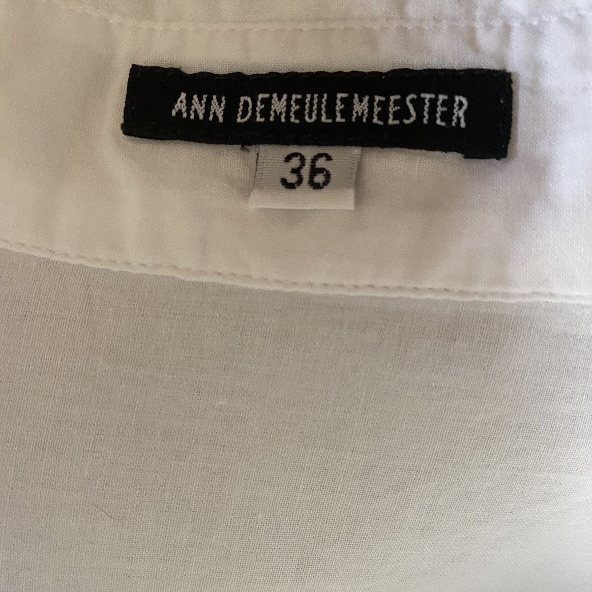 Ann Demeulemeester Ann Demeulemeester Wavy Frill Oversize Long Shirt Size XS / US 0-2 / IT 36-38 - 7 Thumbnail
