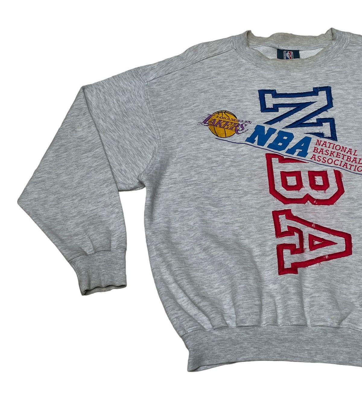 NBA × Vintage Vintage NBA Team Basketball Team Lakers Sweatshirt 1990s Size US L / EU 52-54 / 3 - 4 Thumbnail