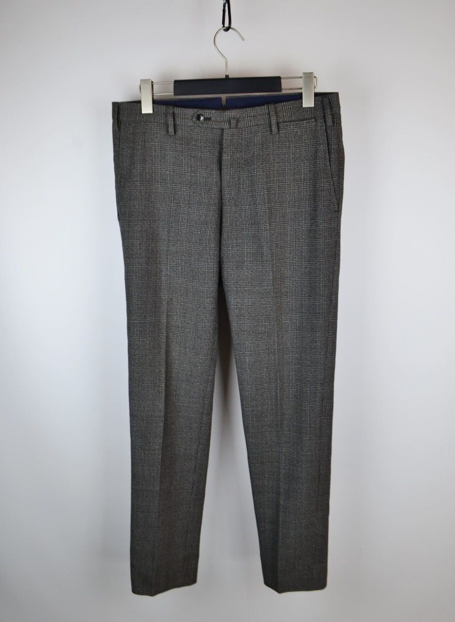 PT Torino PT01 Pantaloni Torino Pants Gray Glen Plaid Slim Fit Size 48 Size US 31 - 1 Thumbnail