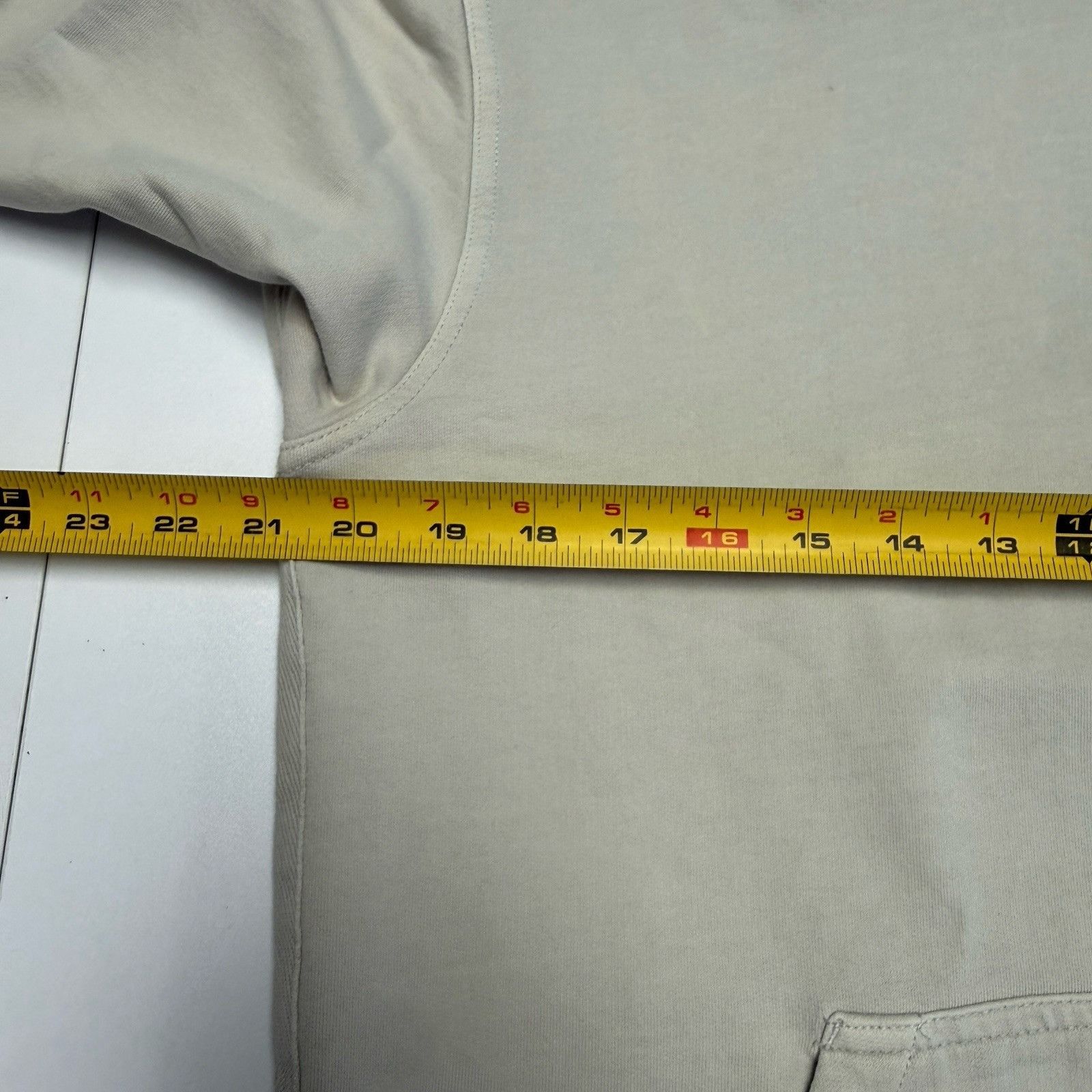 Buck Mason Buck Mason Hoodie Sweatshirt Mens Medium Beige Blank Size US M / EU 48-50 / 2 - 12 Thumbnail