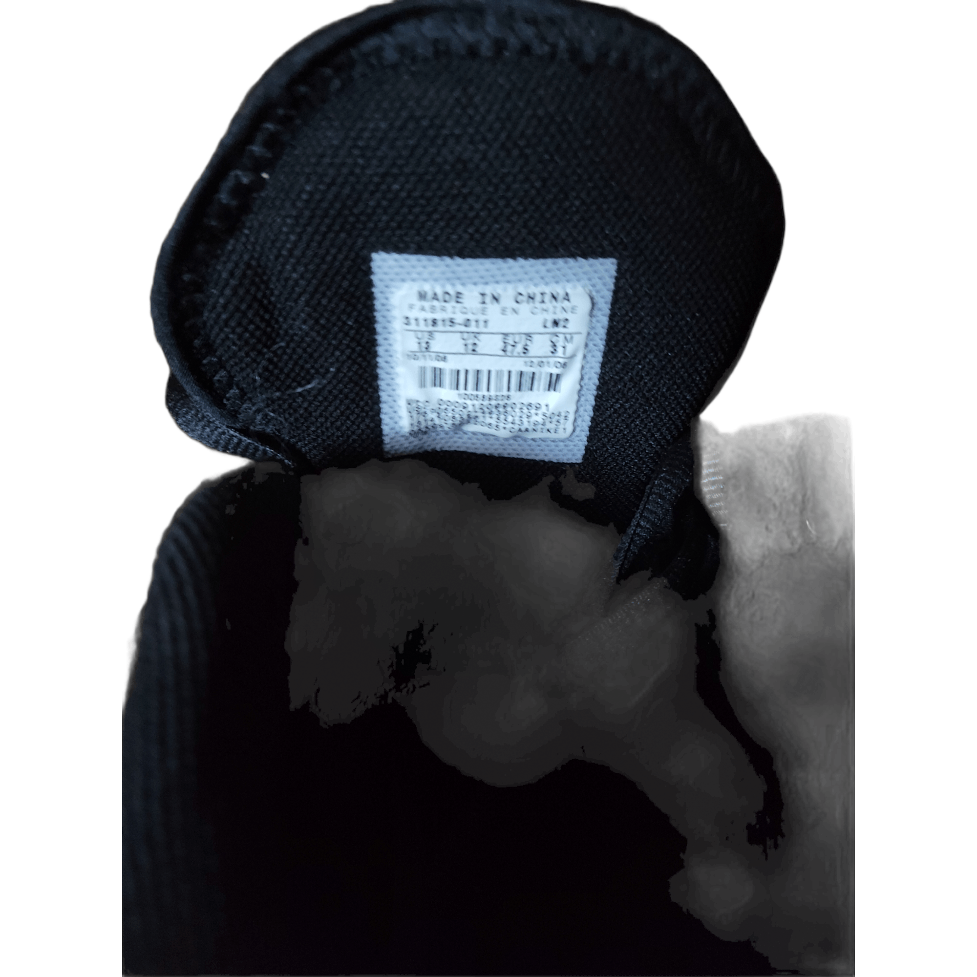 black nike high top cleats