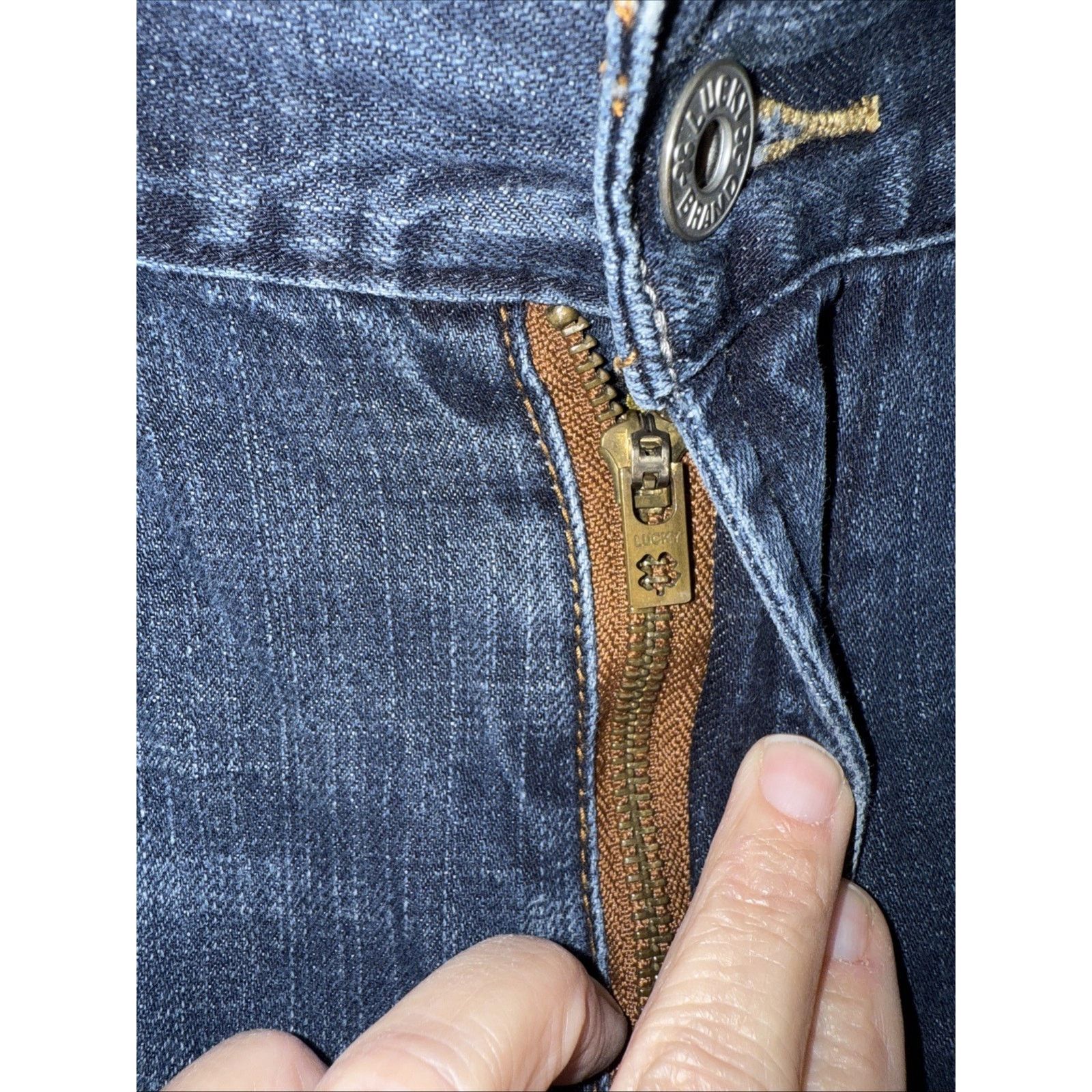 Lucky Brand Vintage Lucky Brand Men’s Jeans 34x31 Straight Leg Dark Wash Size US 34 / EU 50 - 2 Thumbnail