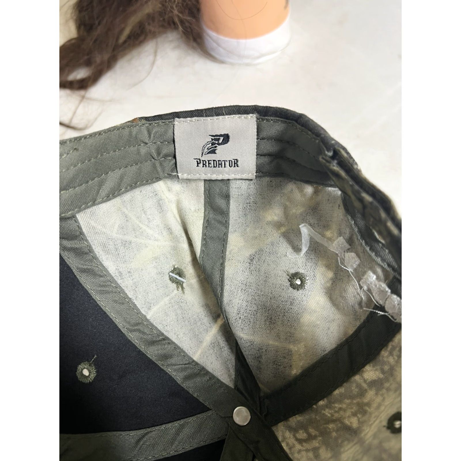 Vintage Predator Baseball Cap Unisex Adults Adjustable Camouflage Hunting Hat Embroidered Mossey Oak Cap Size ONE SIZE - 8 Thumbnail
