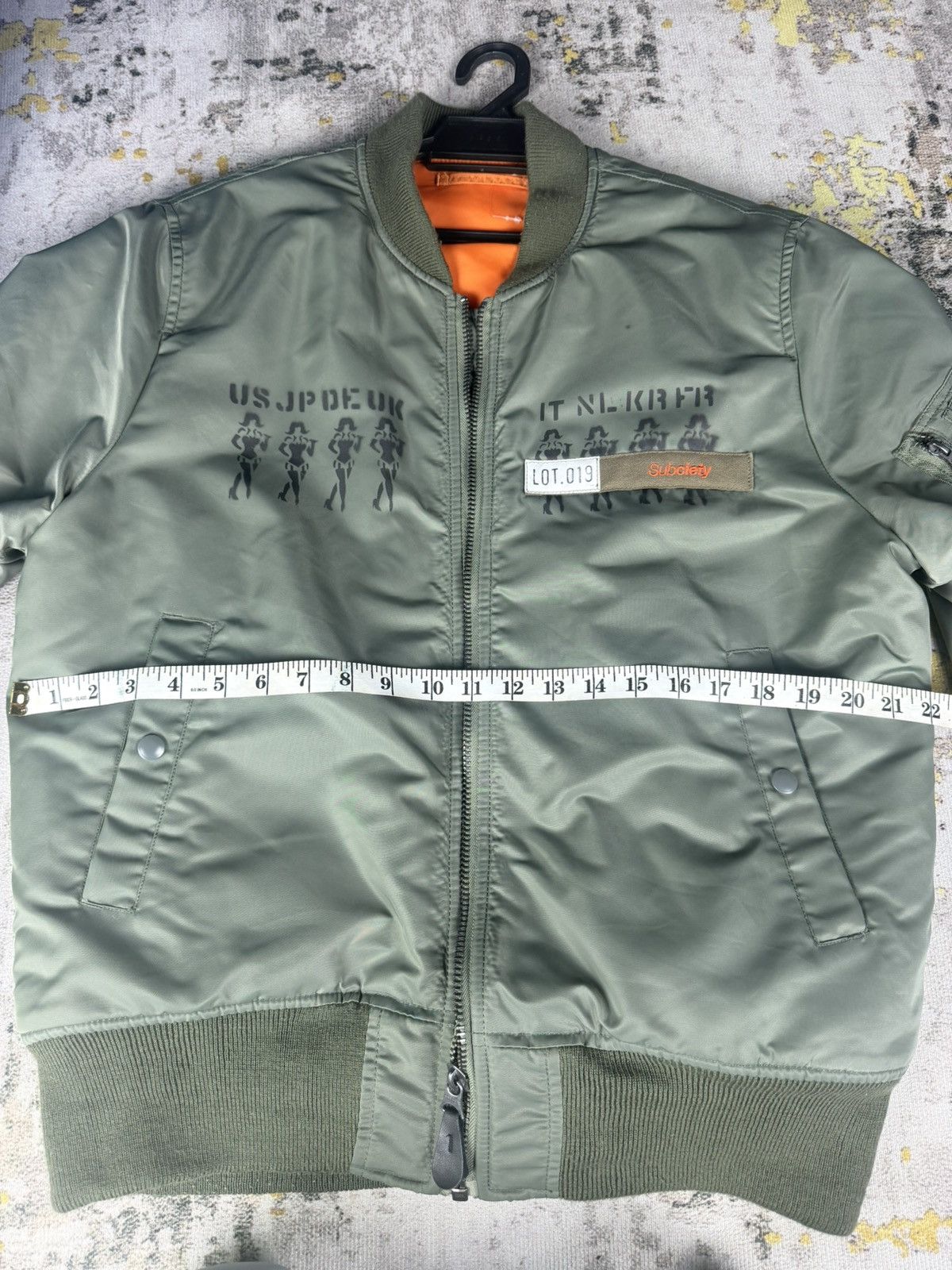 Vintage Limited Edition Subciety Ma-1 Flight Reversible Jacket Size US L / EU 52-54 / 3 - 6 Thumbnail