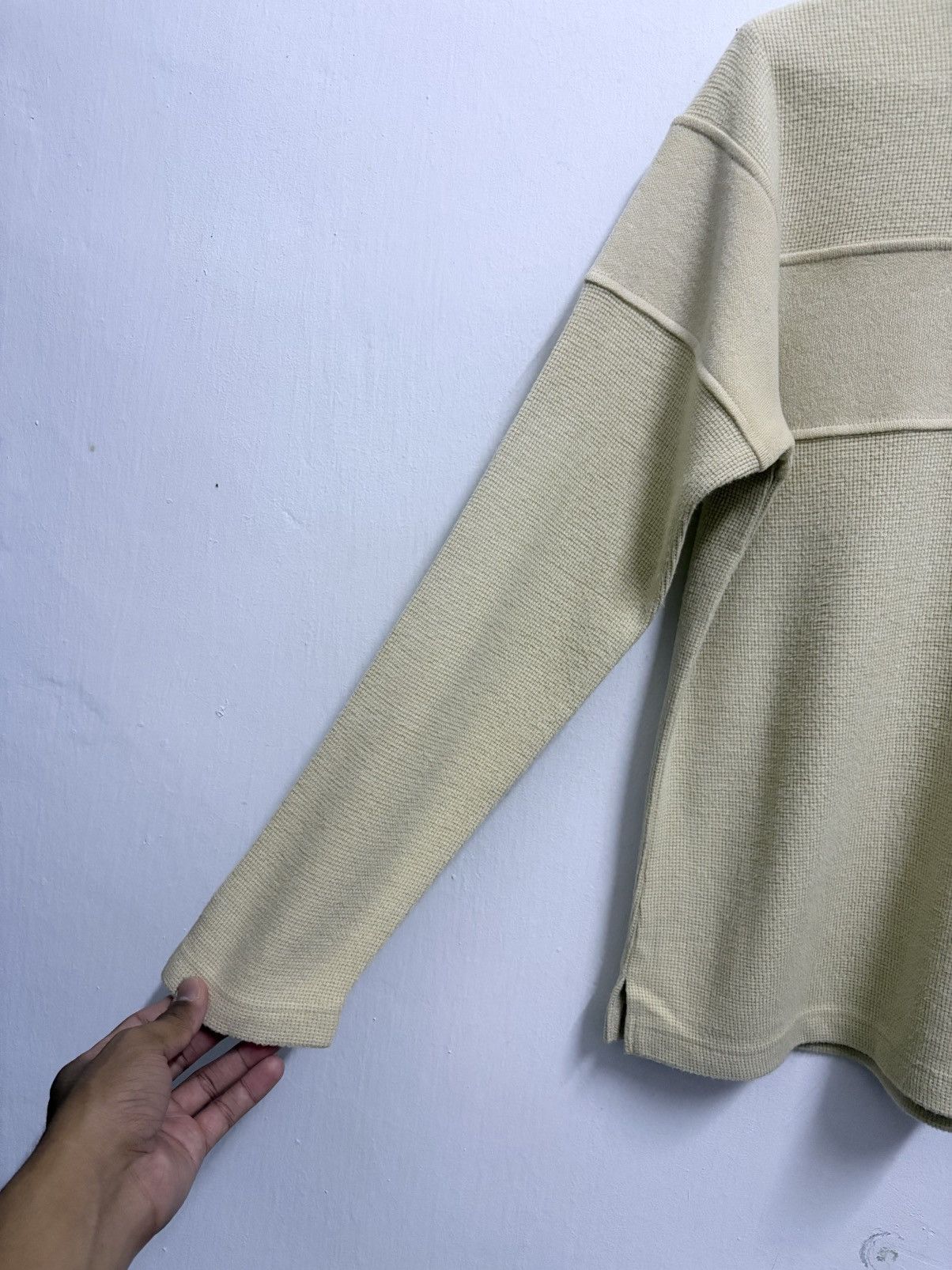Courreges Vintage 90's Courreges Sport Futur Logo L/S Mock Turtleneck Size M / US 6-8 / IT 42-44 - 6 Thumbnail