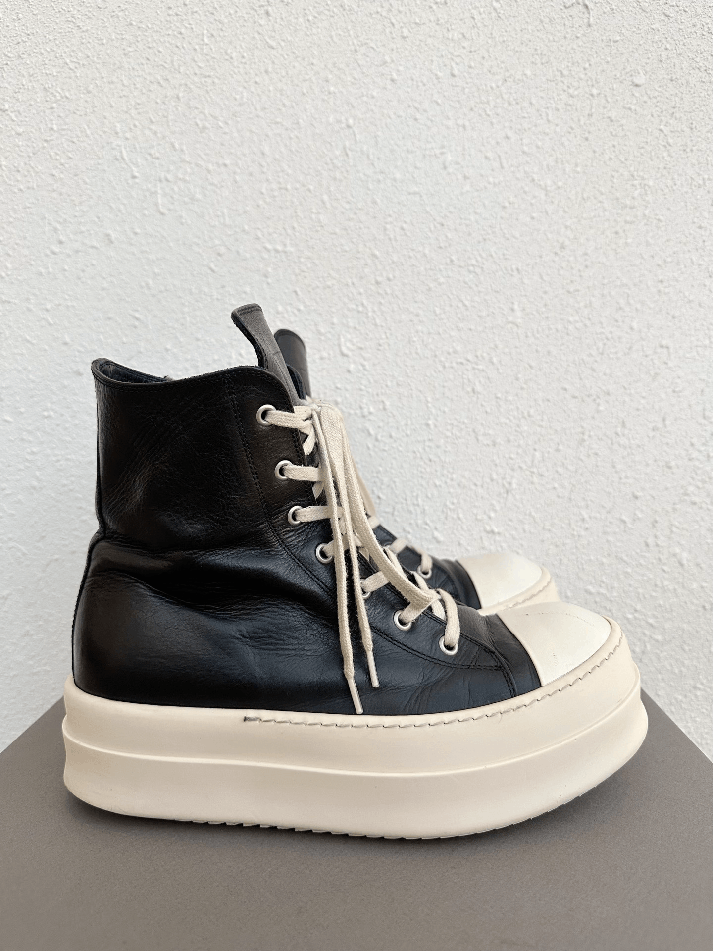 Rick Owens Rick Owens Thick Sole Leather High-Top Size US 8 / EU 41 - 1 Thumbnail