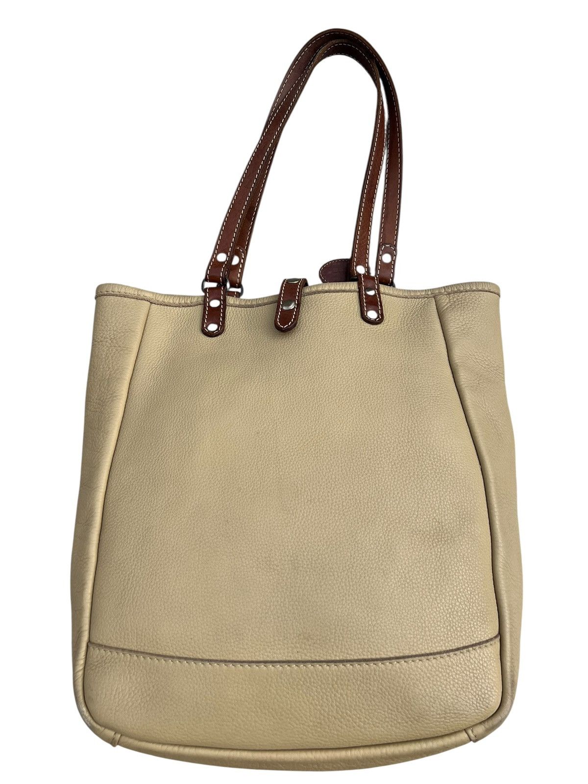 Leather Y. Omori Japan Patina Leather Tote Bag Size ONE SIZE - 10 Thumbnail
