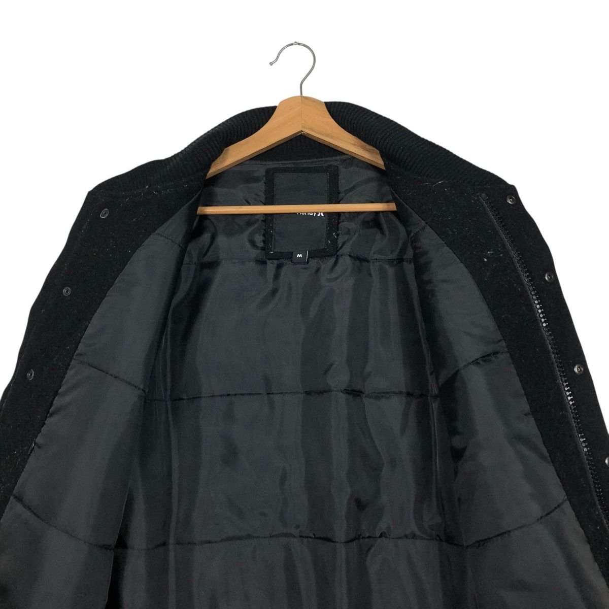 Japanese Brand 🔥RICH BLACK BOMBER JACKET DESIGN HURLEY ISSEY MIYAKE Size US M / EU 48-50 / 2 - 16 Thumbnail