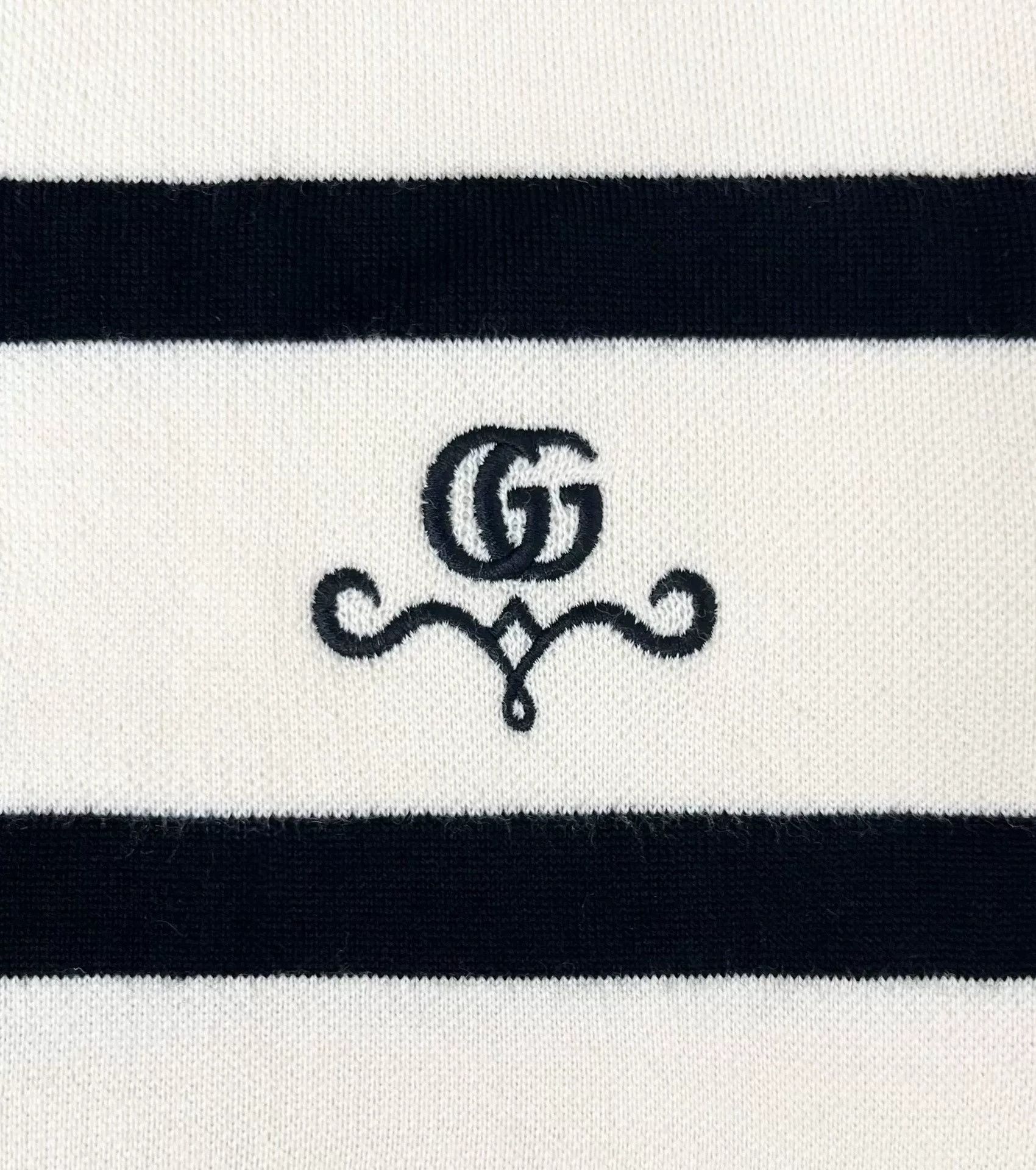 Gucci Gucci Ivory White Preppy Double G Ceramic Buckle Dress Size US M / EU 48-50 / 2 - 4 Thumbnail