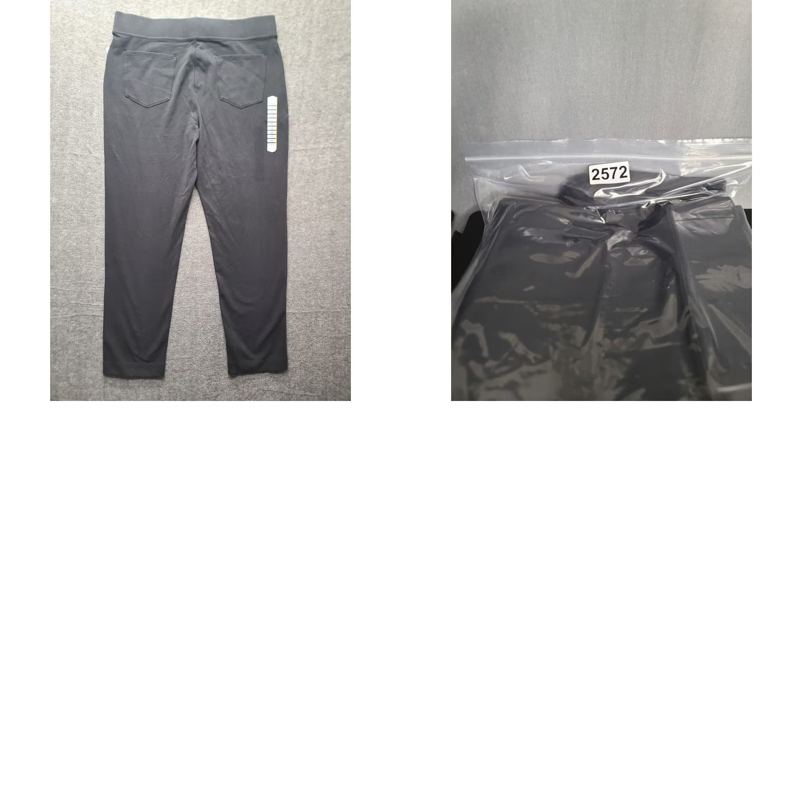 Vintage Duluth Womens Pants Slim Leg High Rise Noga Naturale XXL Black Cotton Spandex Knit Flat Front 31in Inseam Chino Size 40" / US 18 - 10 Thumbnail