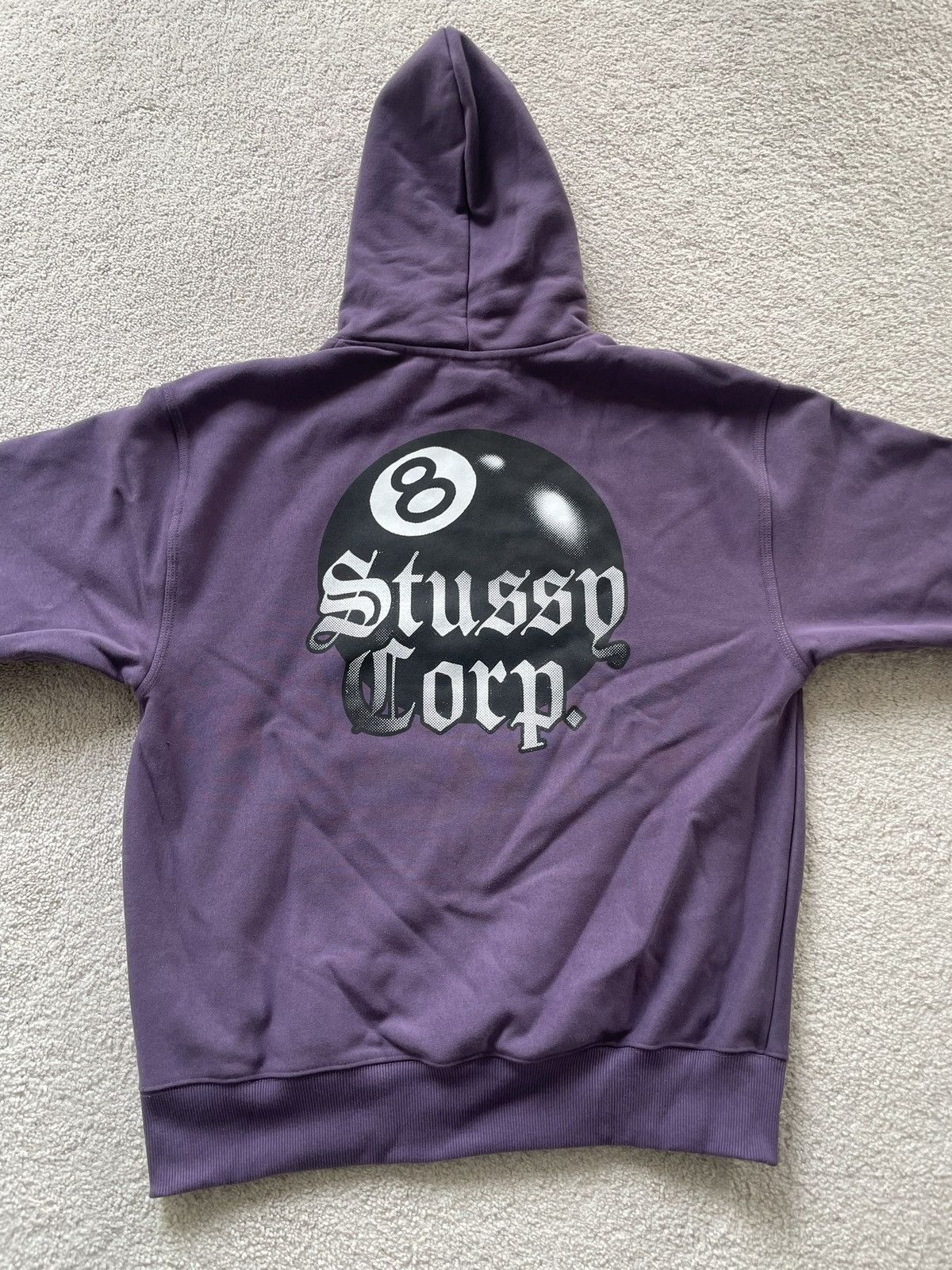 Stussy Stussy 8 ball corp Hoodie Size US L / EU 52-54 / 3 - 3 Thumbnail