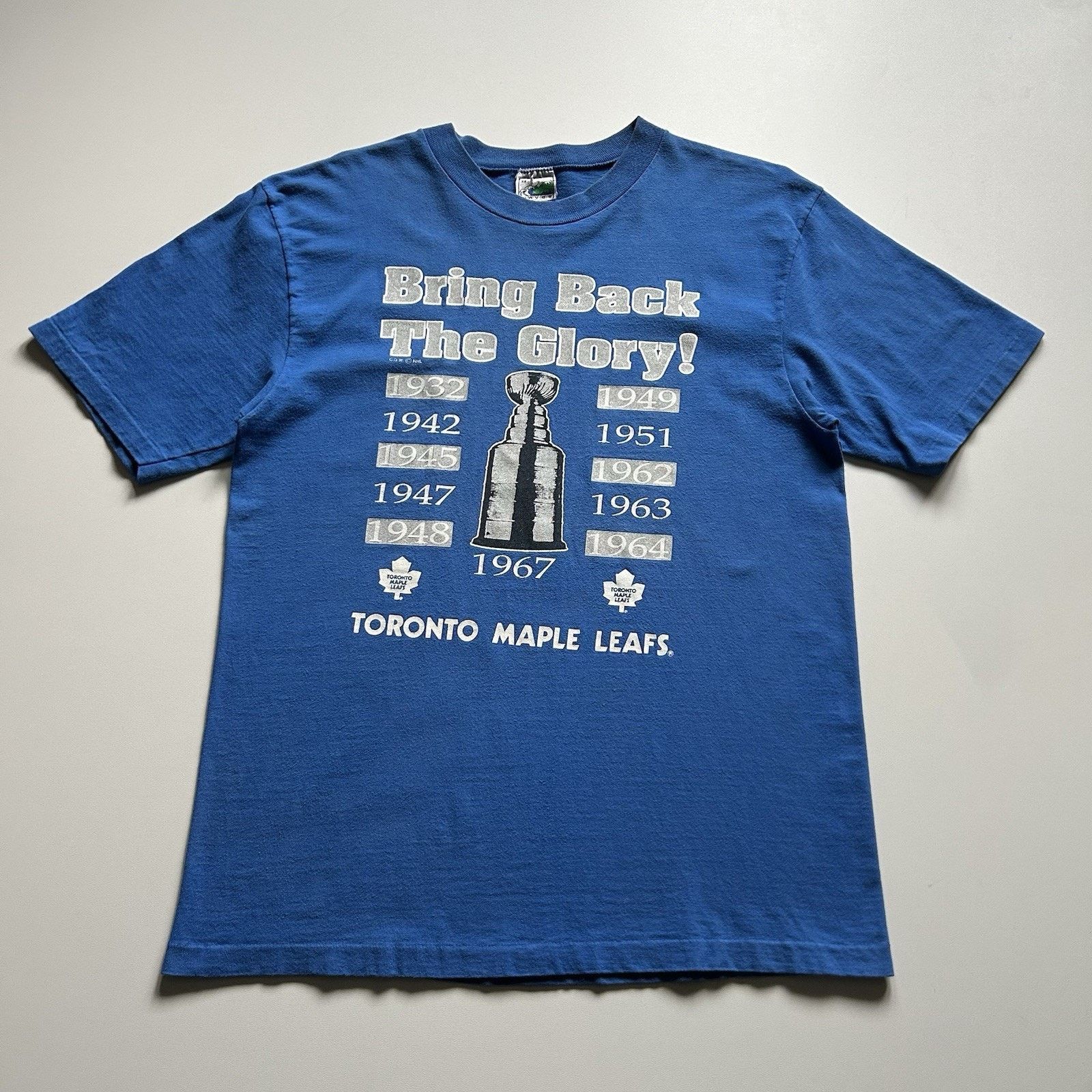 NHL Vintage Toronto Maple Leafs T Shirt Medium NHL Stanley Cup Size US M / EU 48-50 / 2 - 1 Thumbnail