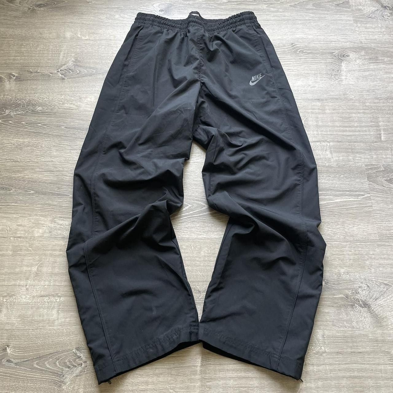 Nike × Vintage Vintage Y2K Black Nike Trackpants Size US 36 / EU 52 - 1 Thumbnail
