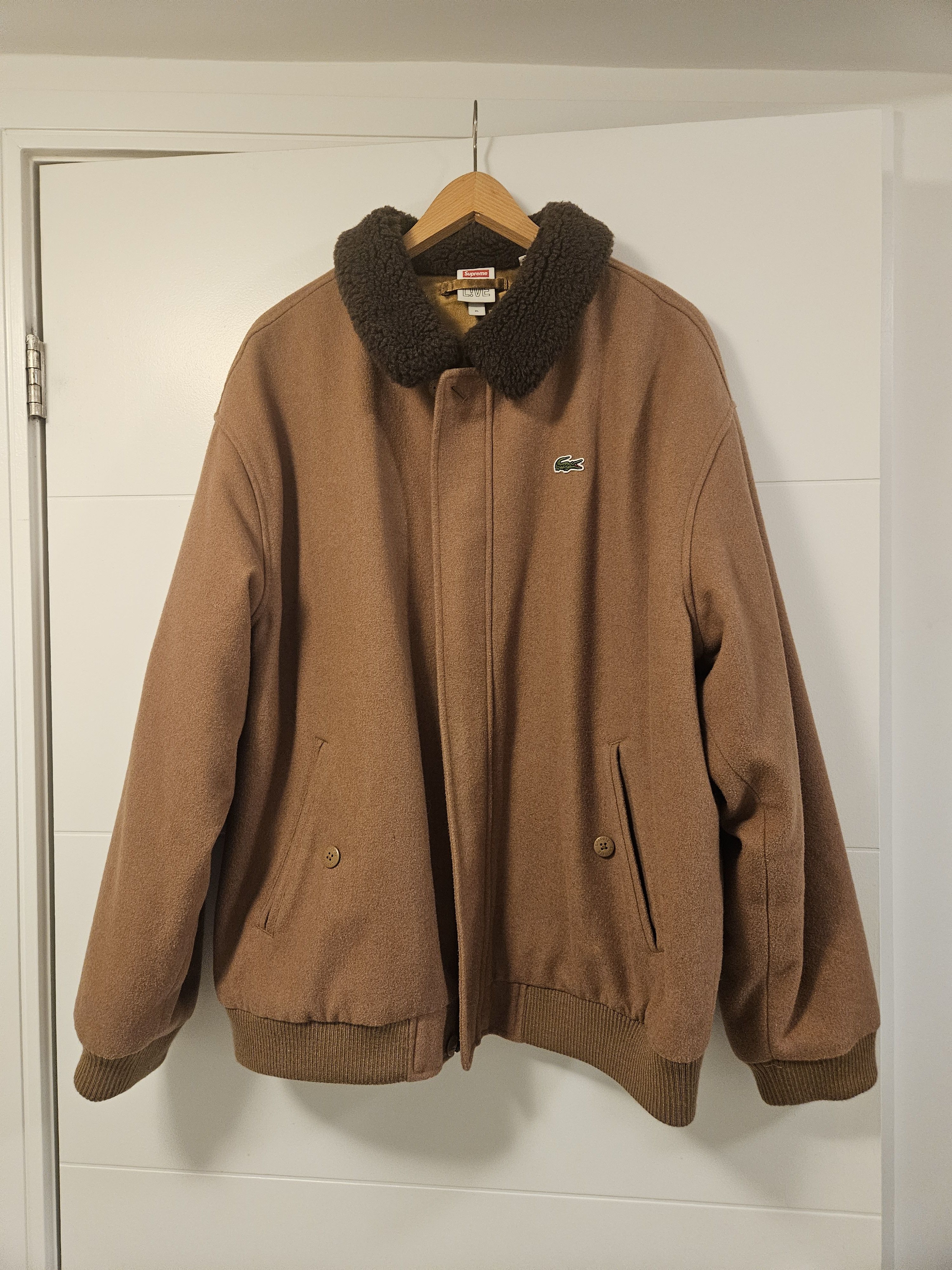 Supreme x Lacoste Bomber Jacket - Outerwear
